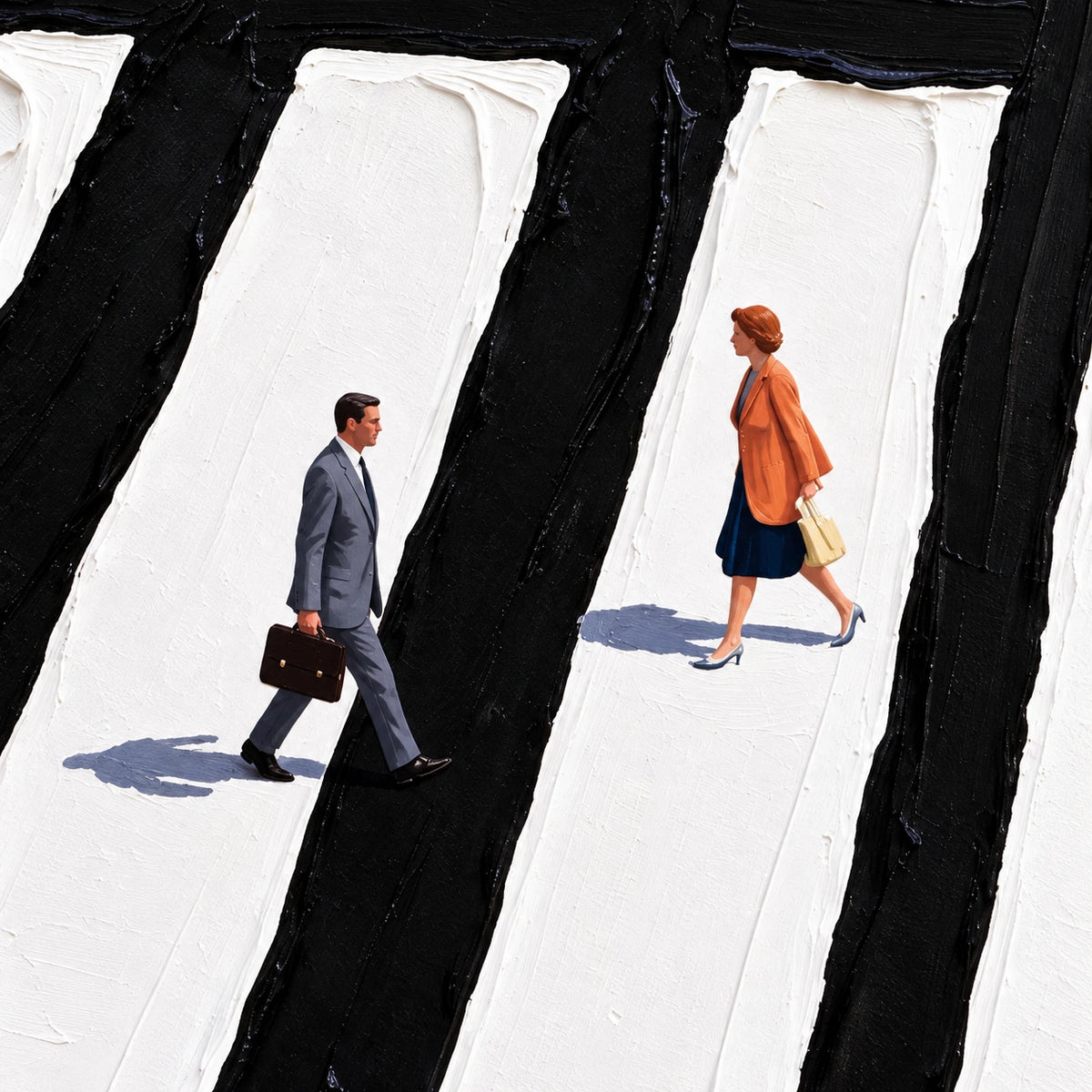 walking between the keys, composition