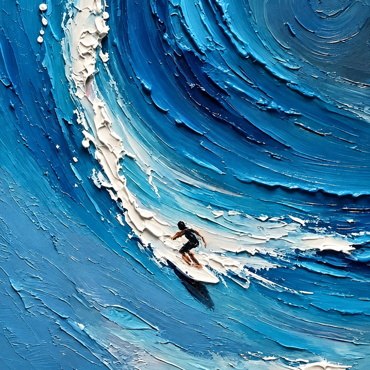 blue break, composition