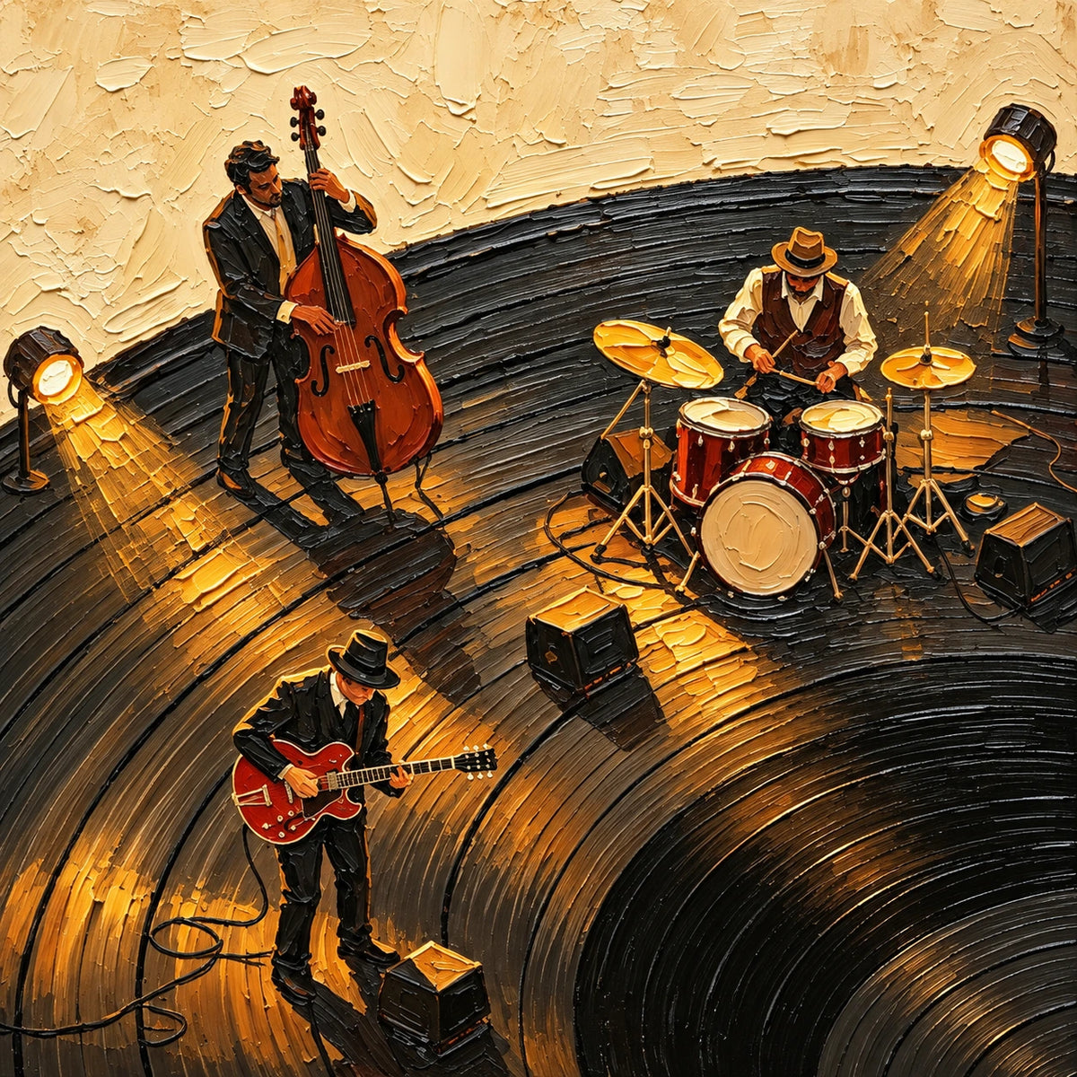 stage jazz ensemble, composition