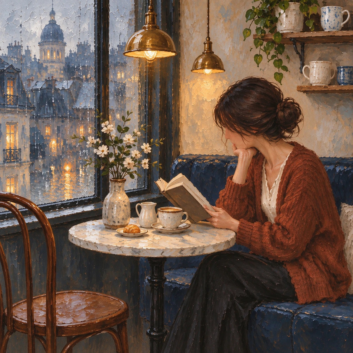 Rainy Window Reading [noon:detail:composition]