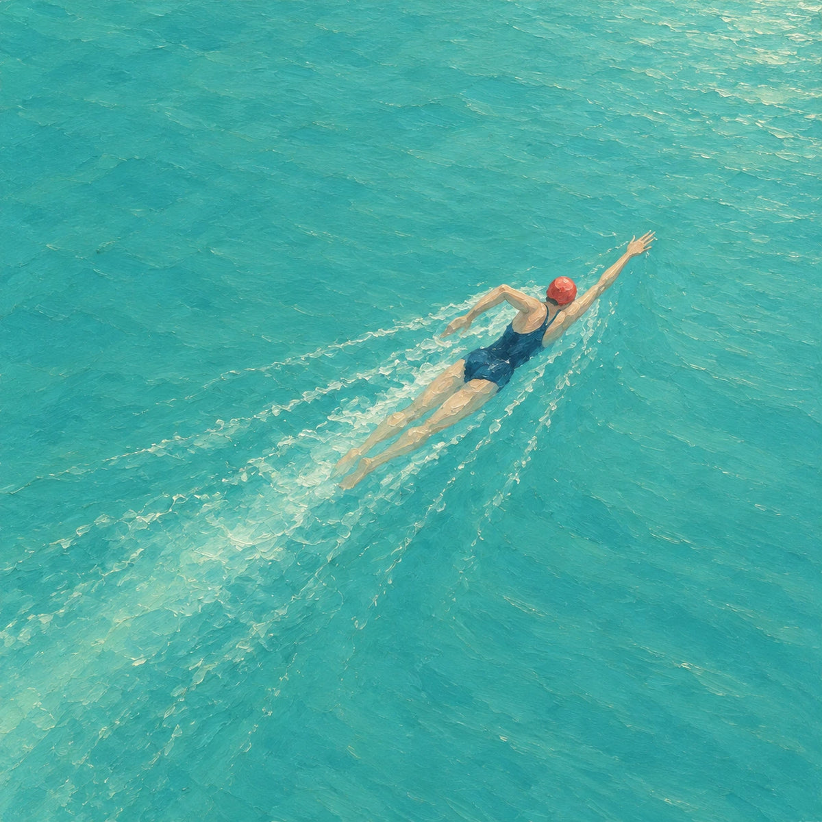 into open water, composition