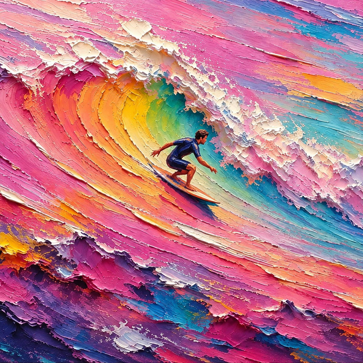 painted tide, composition