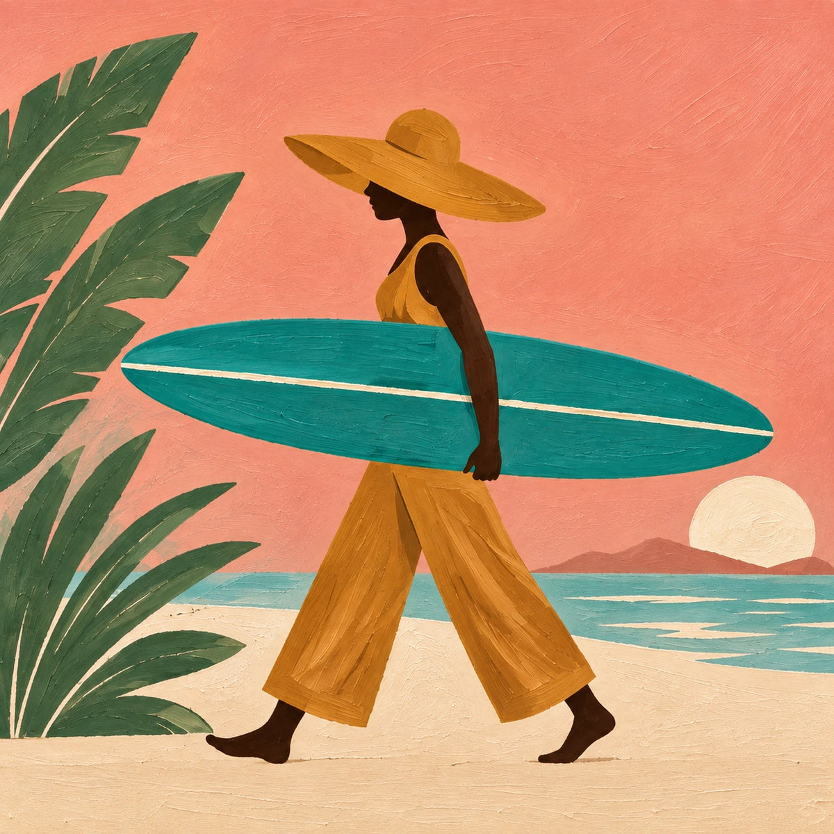 Coral Coast Surfer [noon:detail:composition]