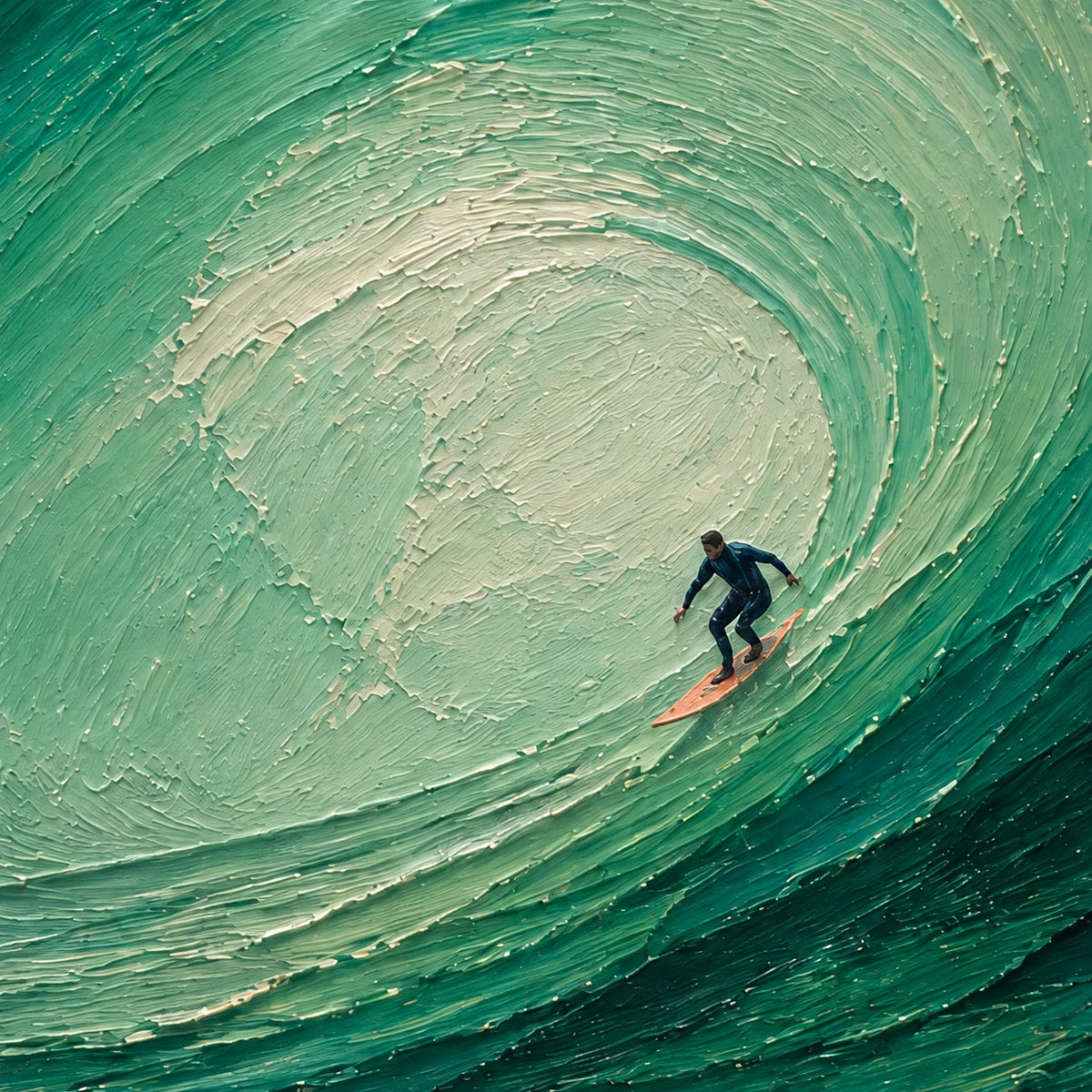 inside the green wave, composition