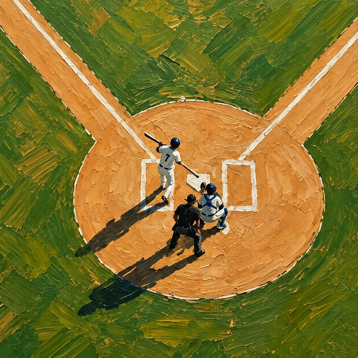 a day at the diamond, composition