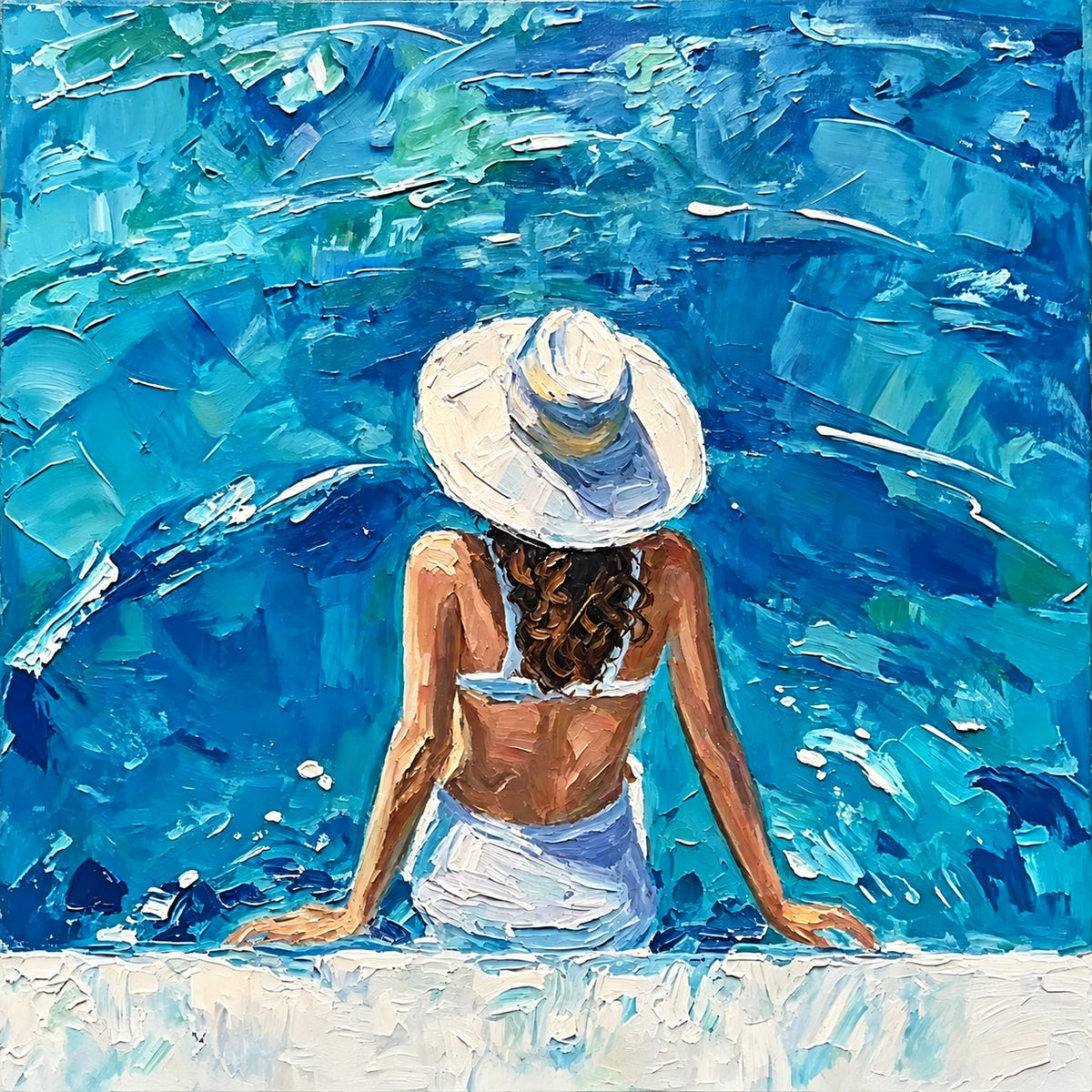 Hand-Painted Artwork | After the Wave [noon:detail:composition]
