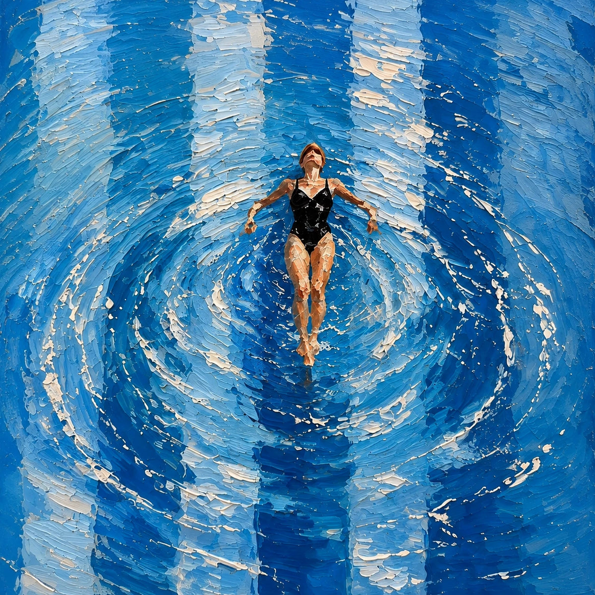poolside drift, composition