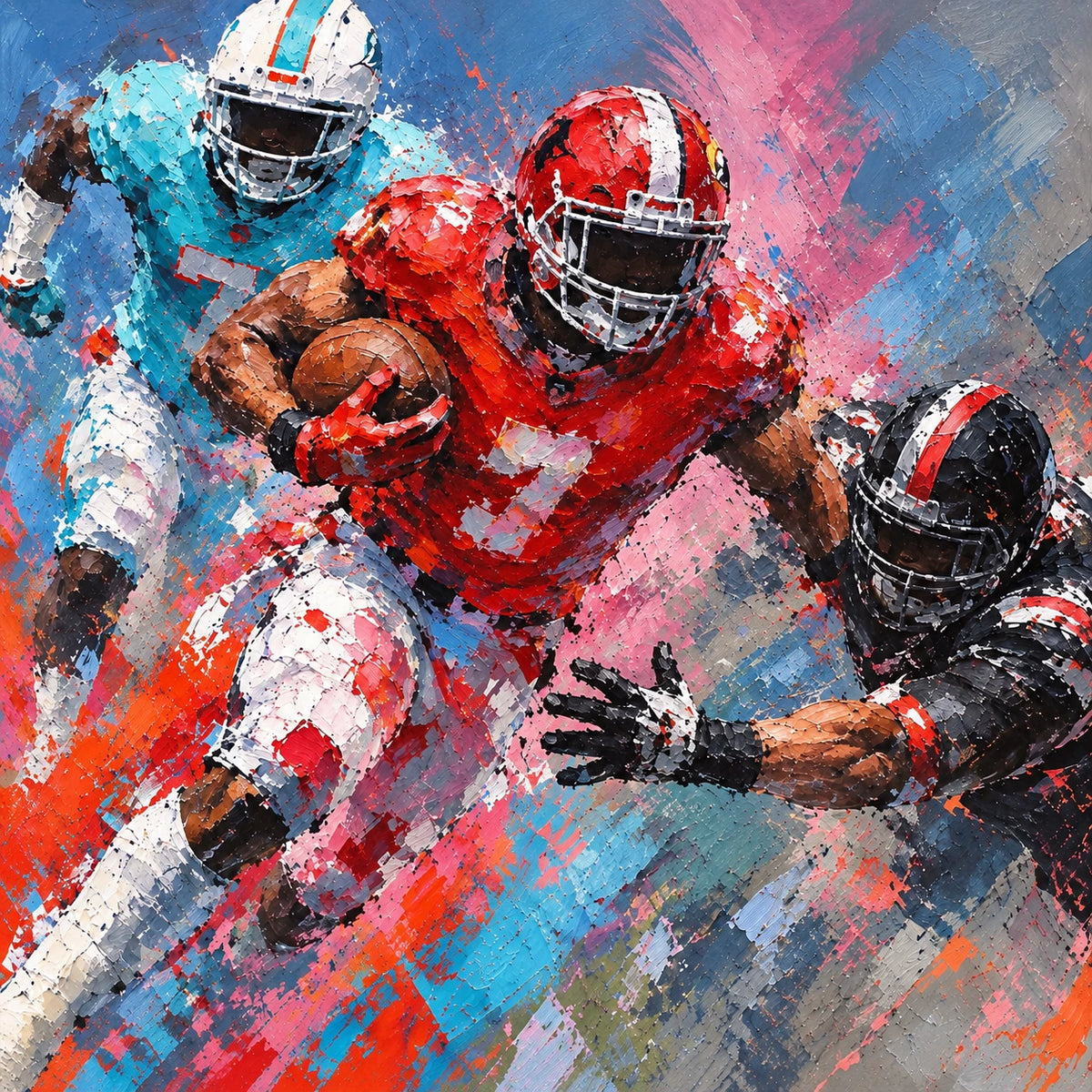 gridiron rush, composition