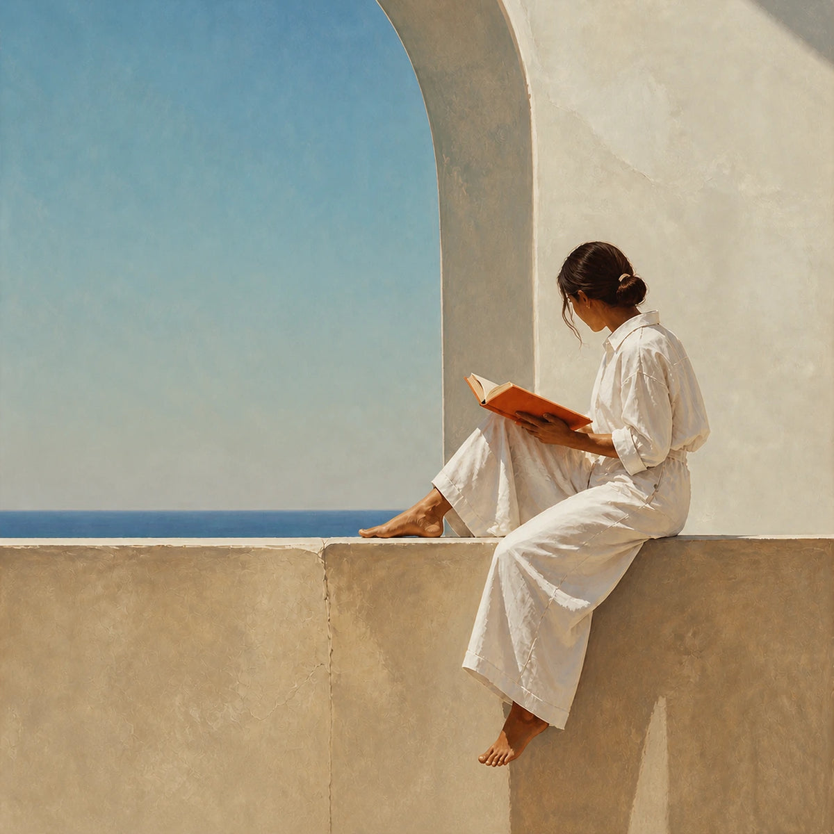 pages by the sea, composition