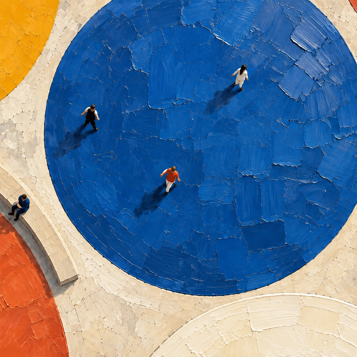 walking through color, composition