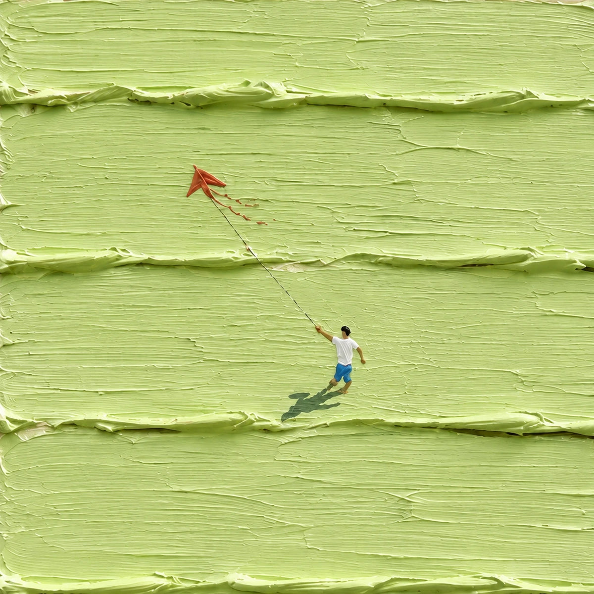 poolside kite, composition