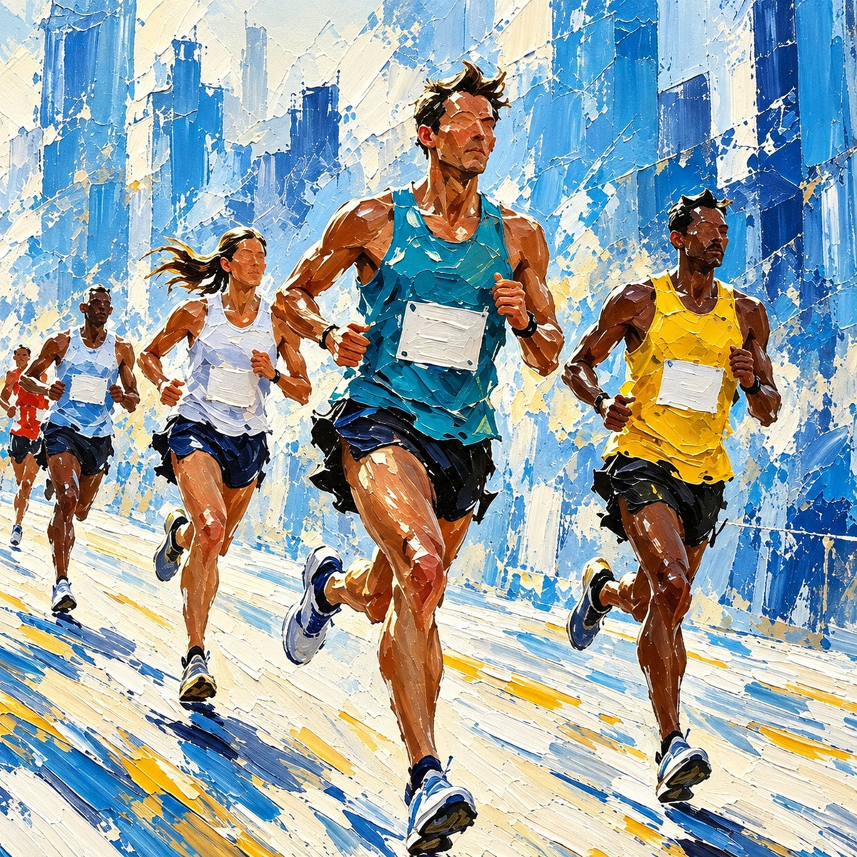 city run, composition