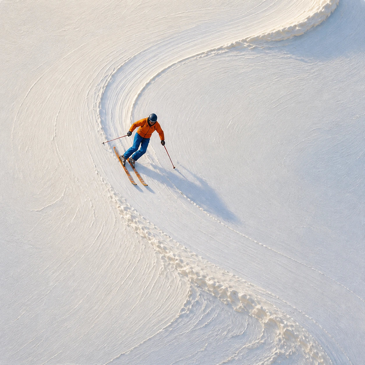 carving the quiet, composition