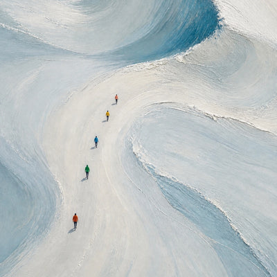Hand-Painted Artwork | Beneath the Tidal Crest [noon:detail:composition]