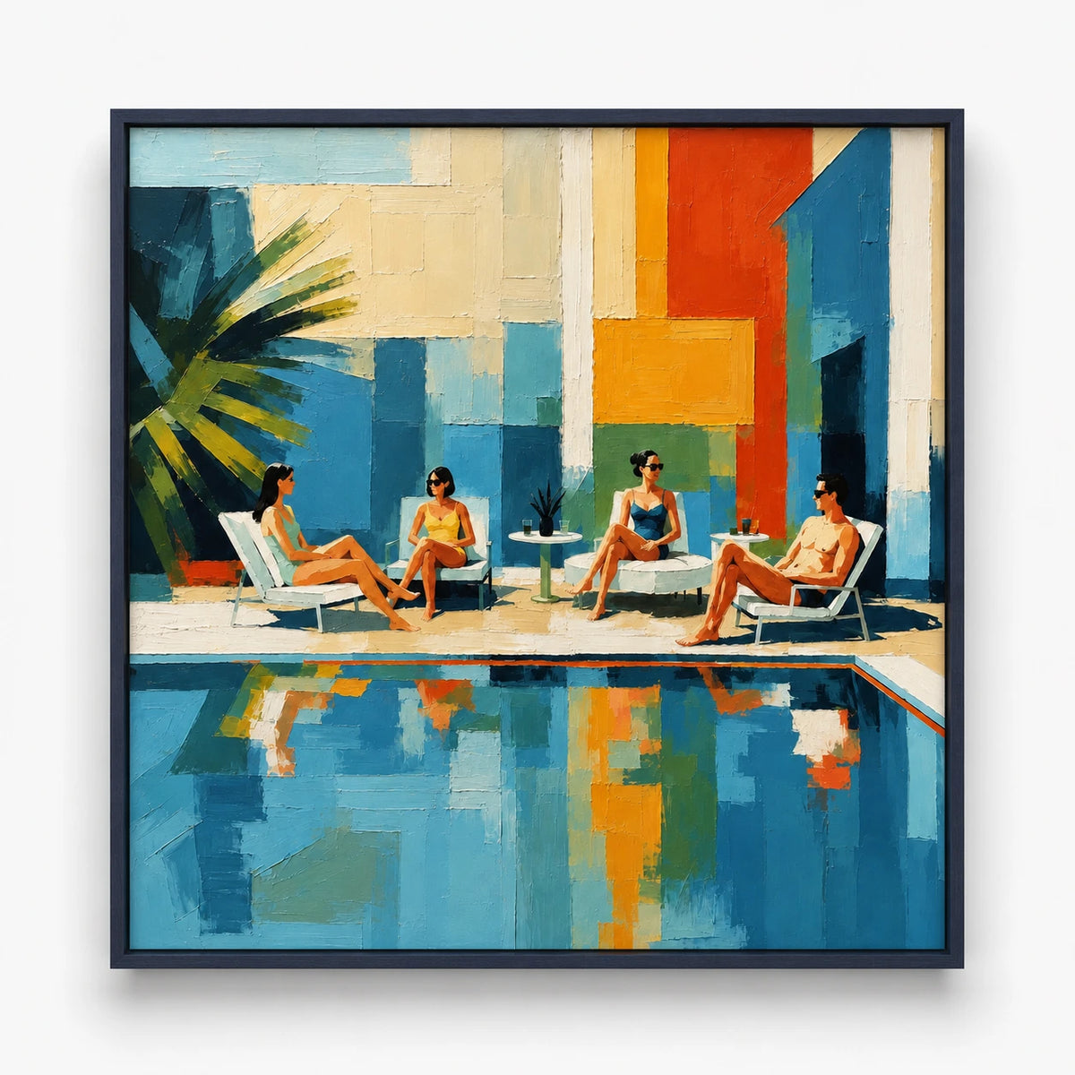 Colorblock Poolside