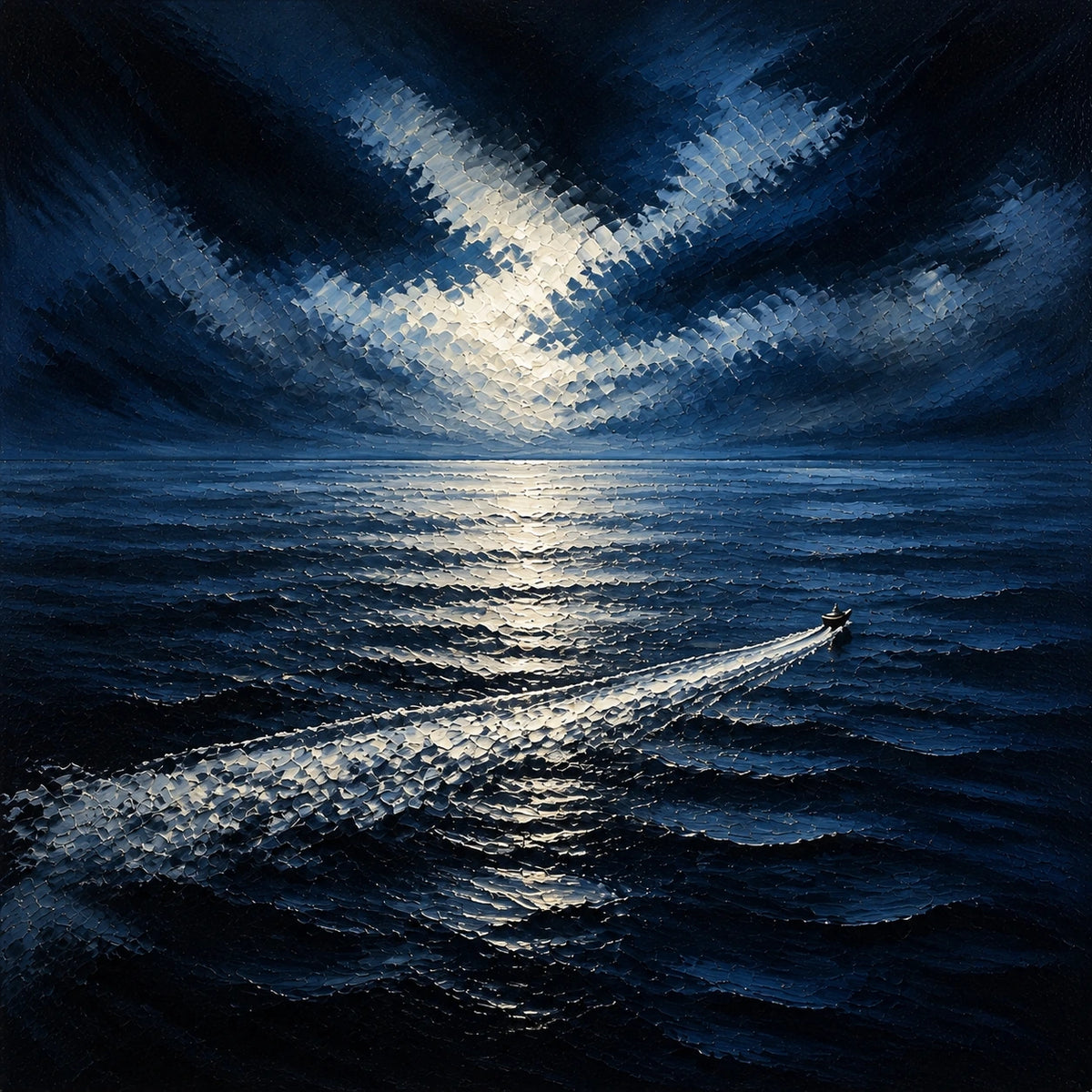 moonlit wake, composition