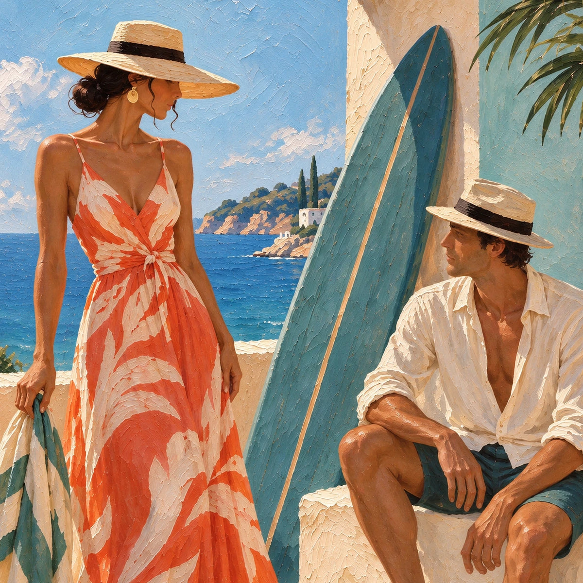 coastal afternoon, composition