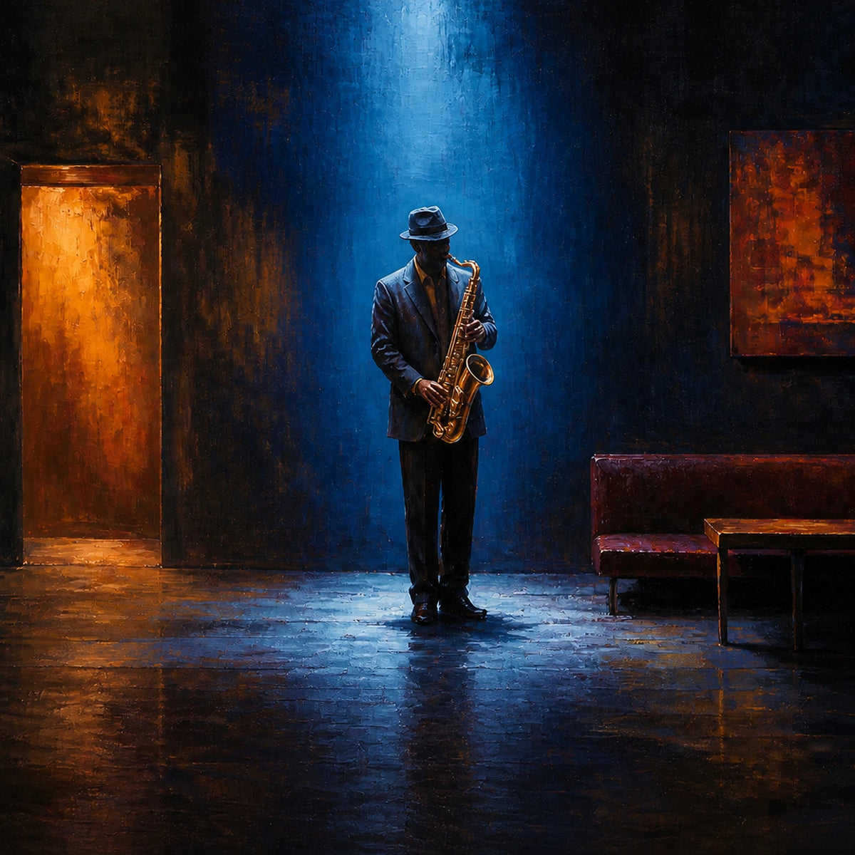 midnight blue solo, composition