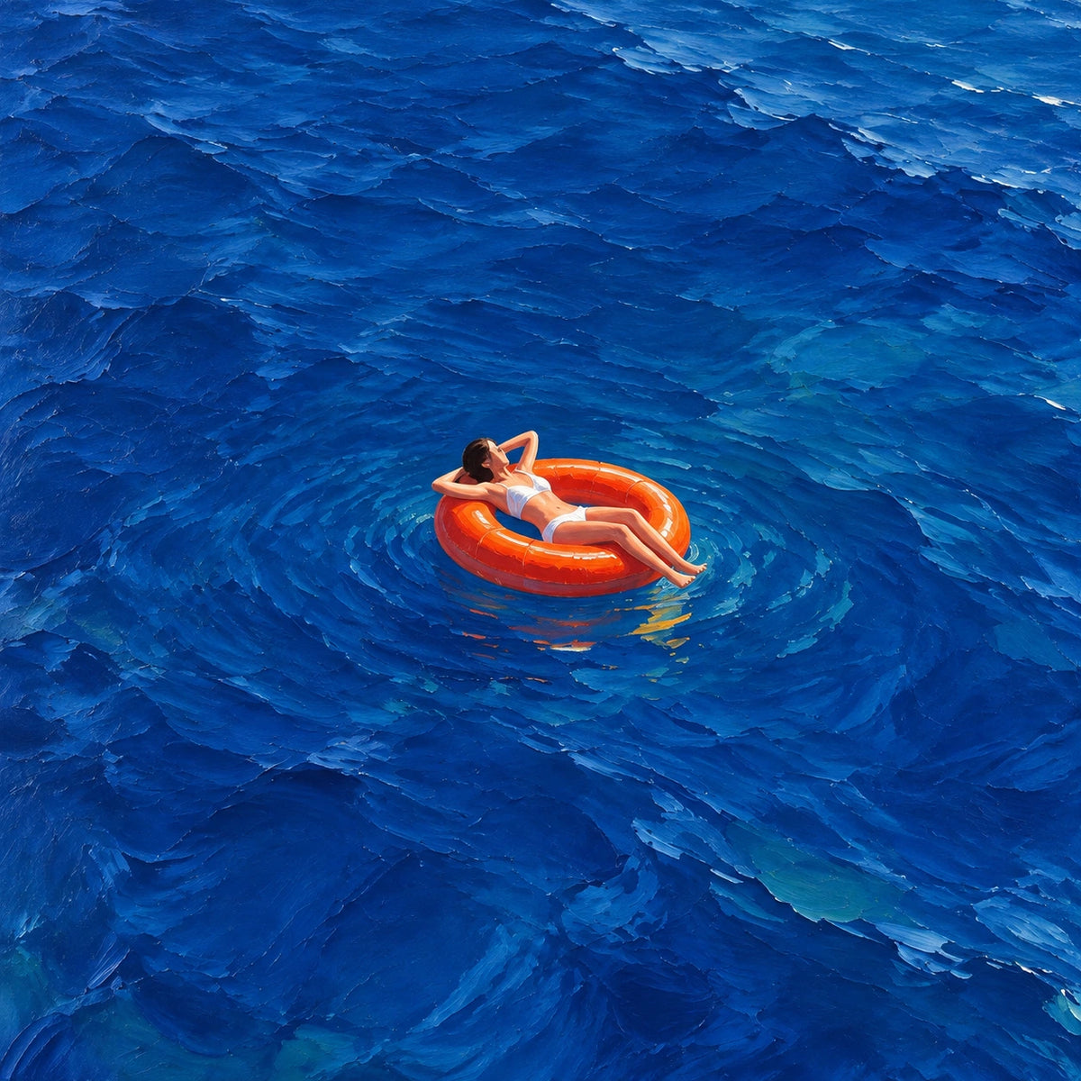 Open Water Drift [noon:detail:composition]