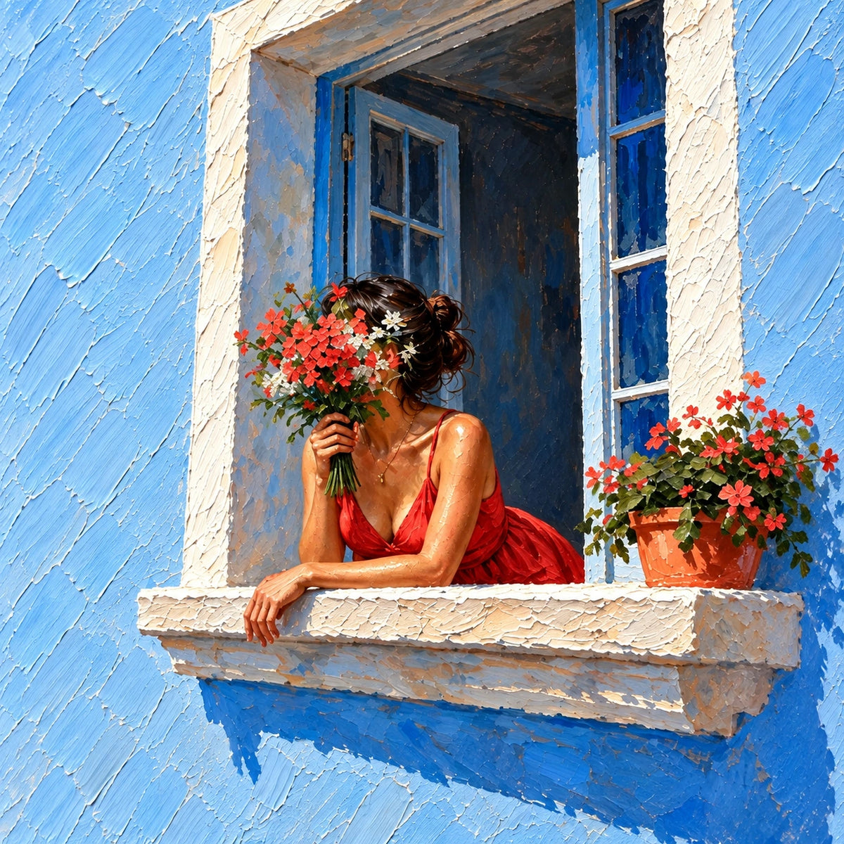 Seaside Window Bouquet [noon:detail:composition]