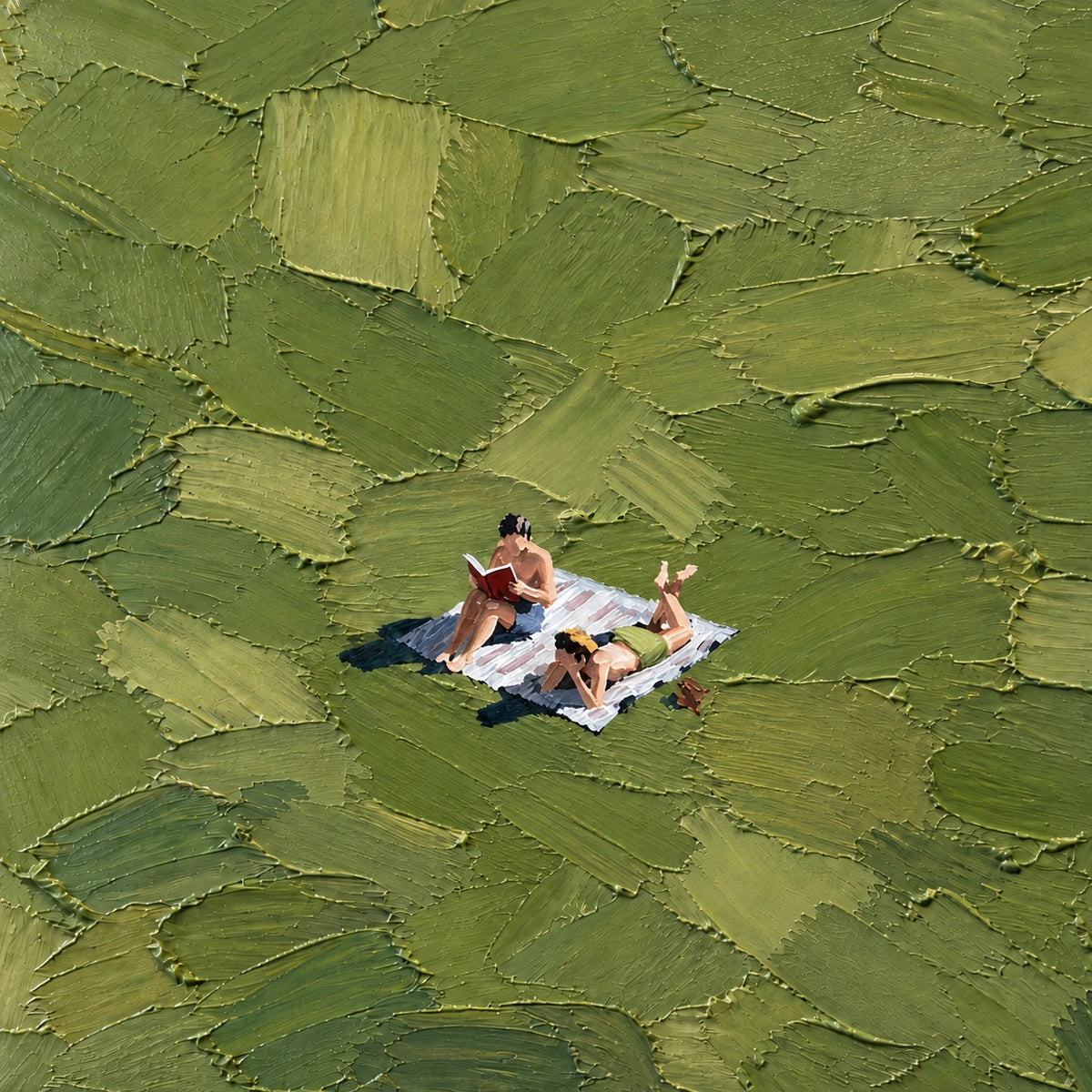 green picnic readers, composition