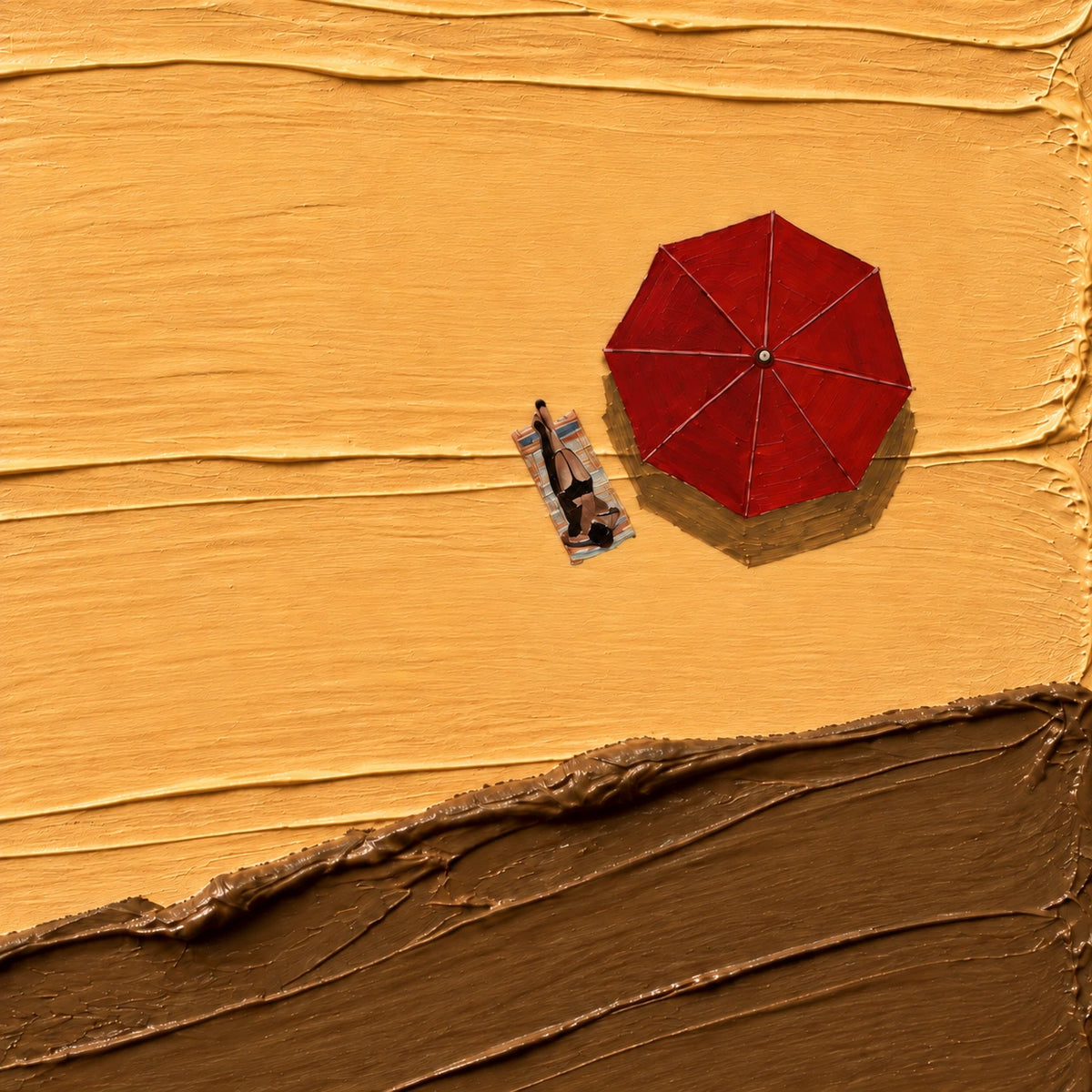 Hand-Painted Artwork | Coastal Sun Bathe [noon:detail:composition]