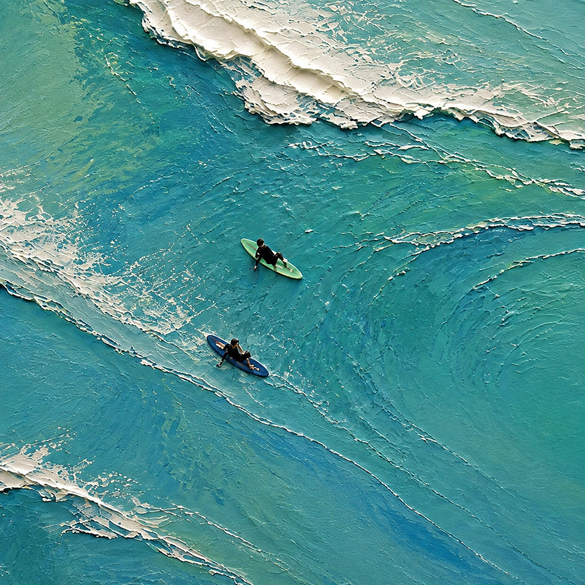 seafoam run, composition
