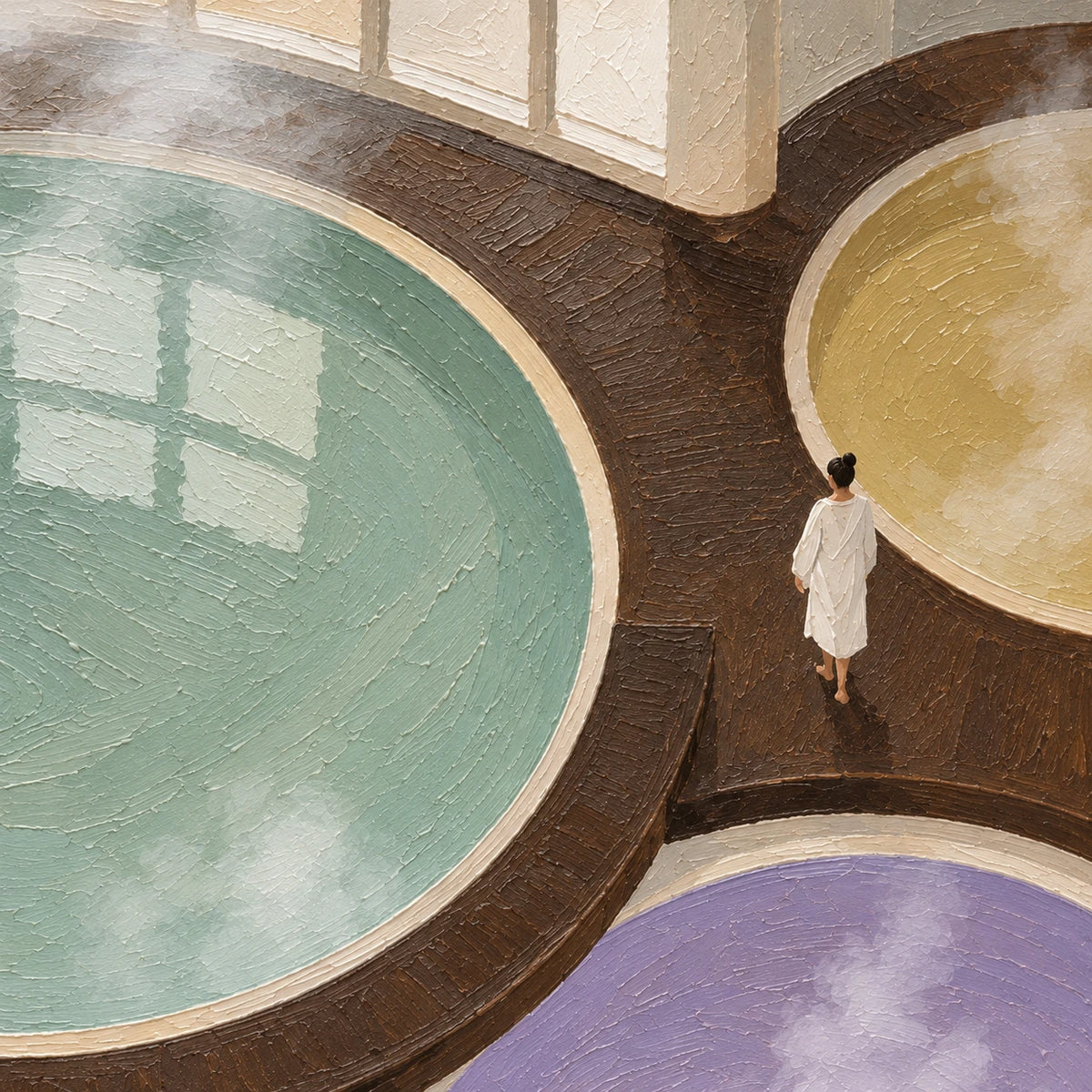 stillwater pools, composition
