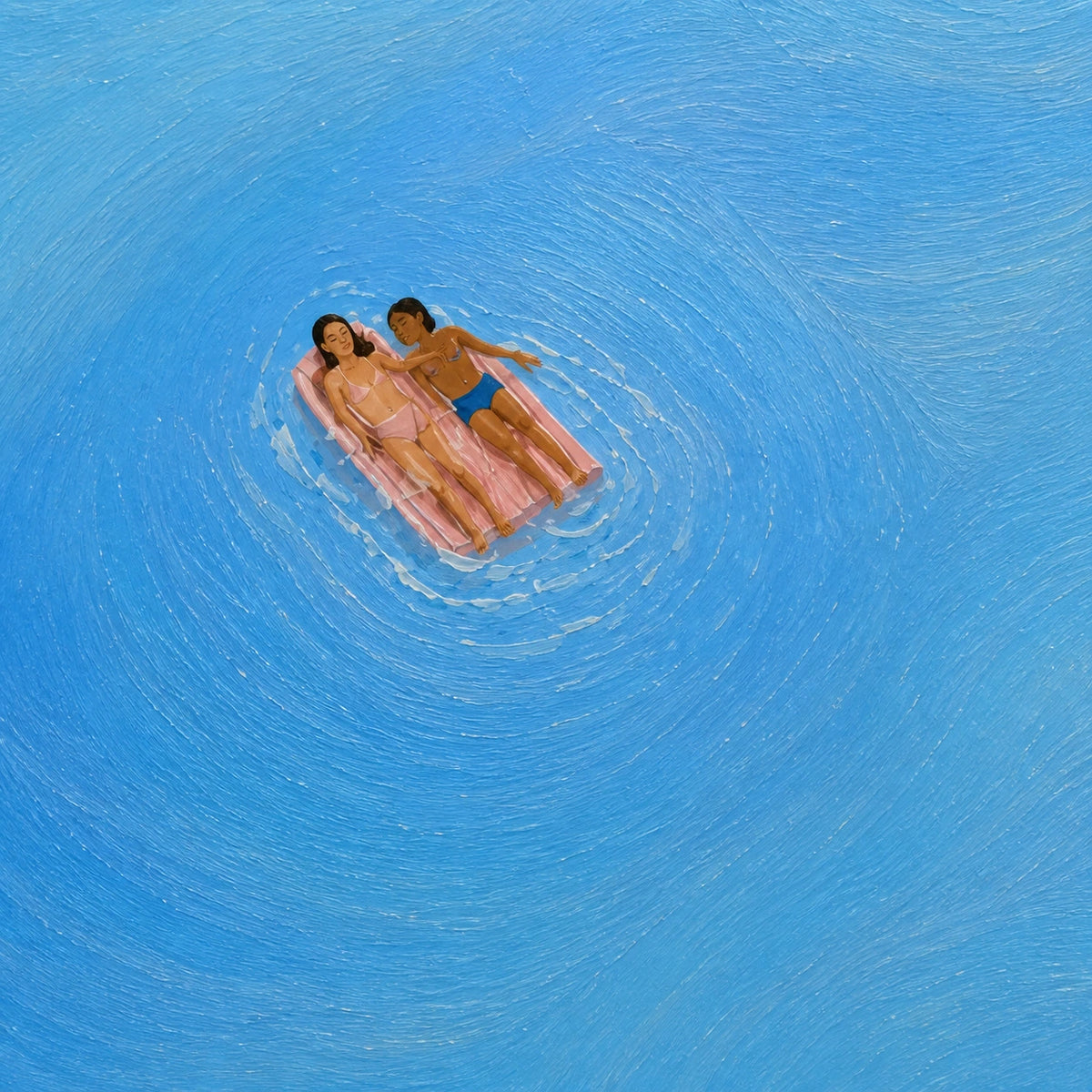 blue hours afloat, composition