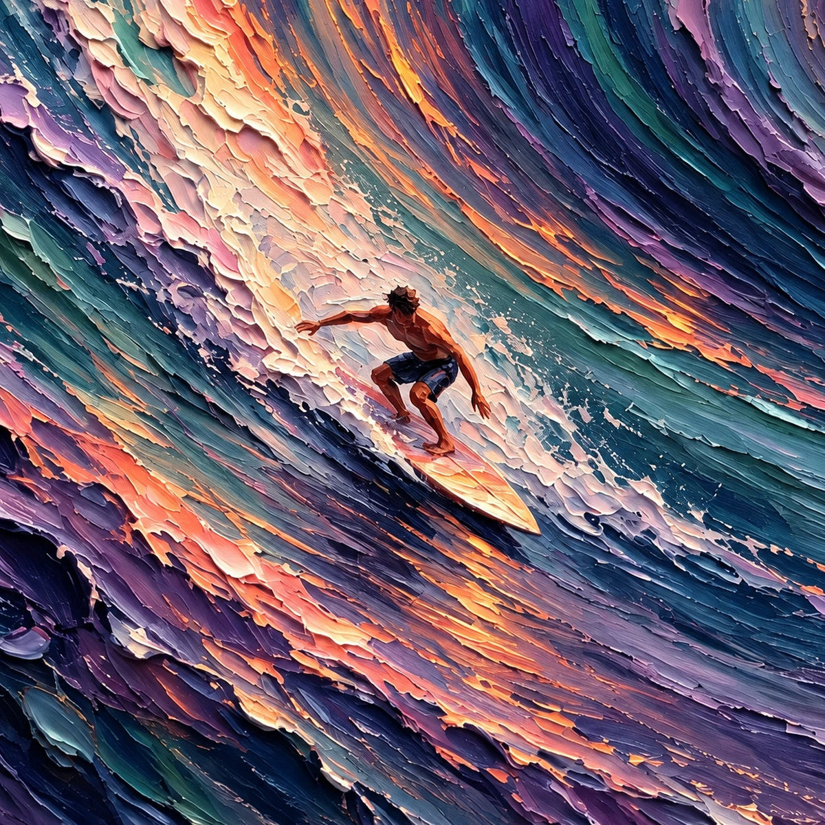 pastel breaker, composition