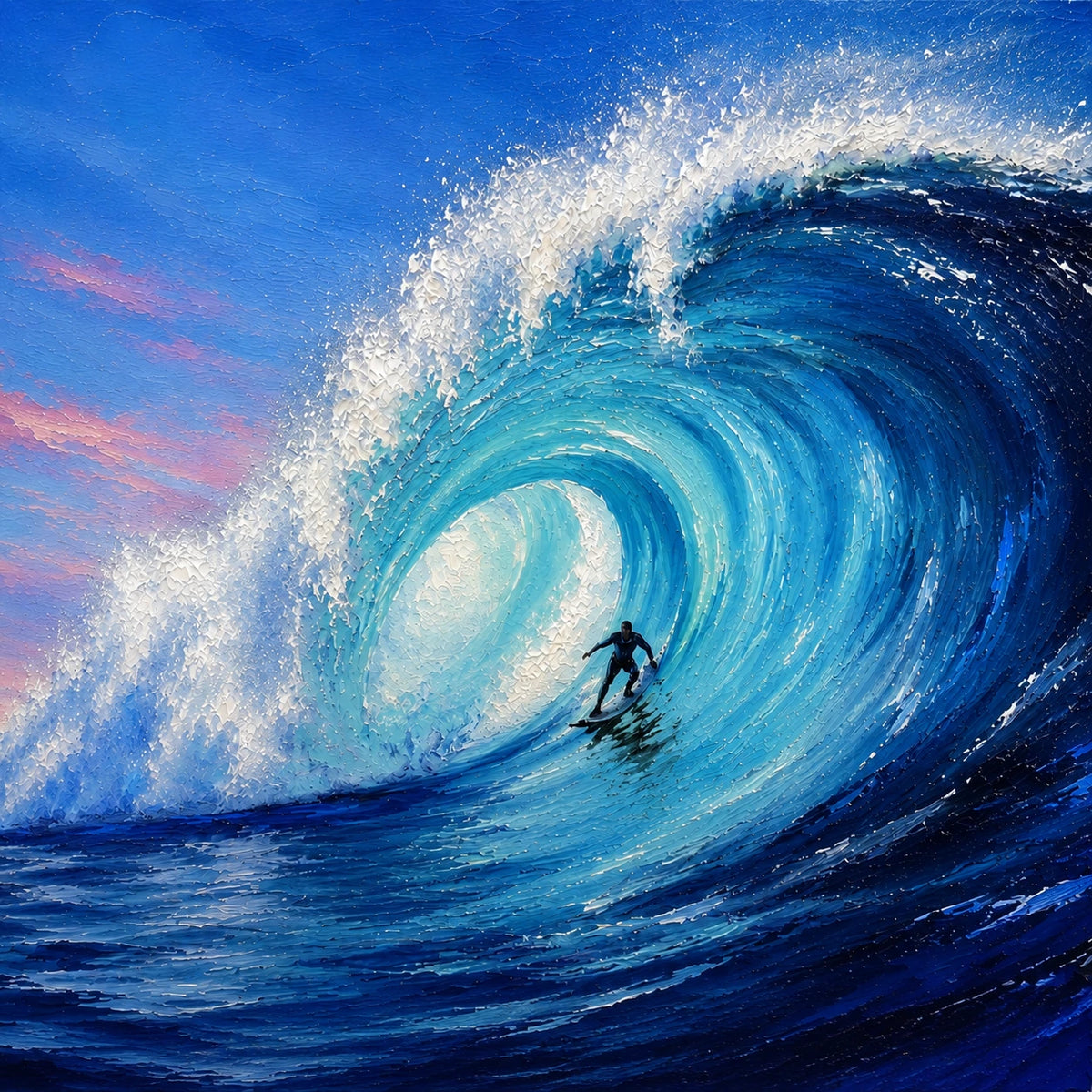 blue momentum, composition