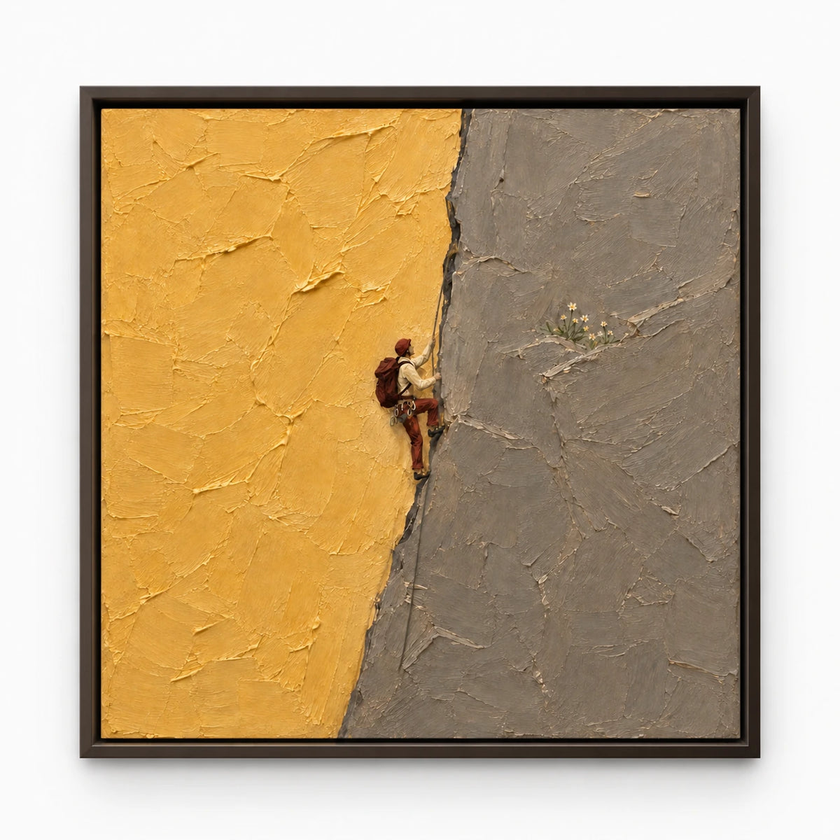 Hand-Painted Artwork | Chasing Wildflowers [noon:detail:framed-front]