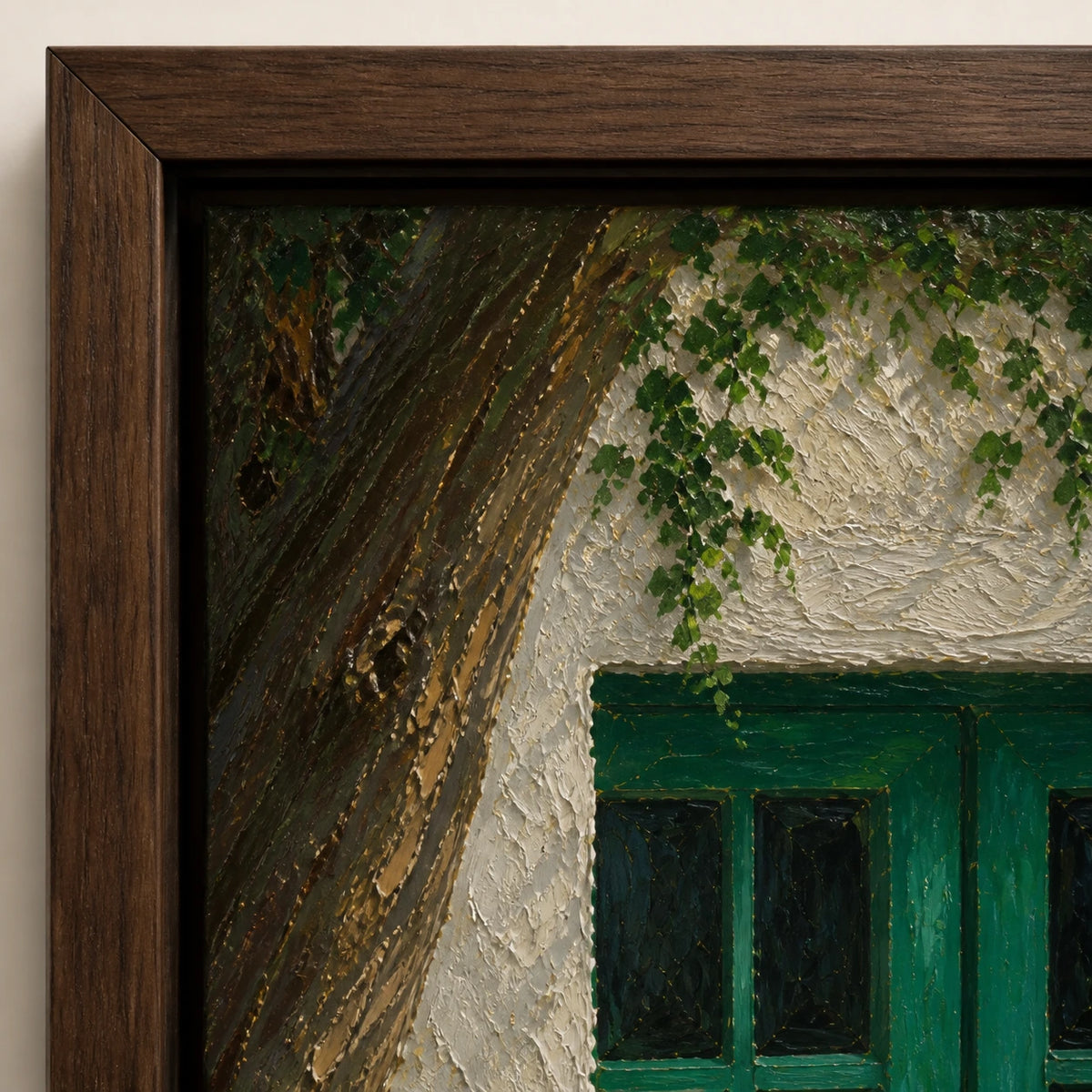turquoise terrace, frame detail