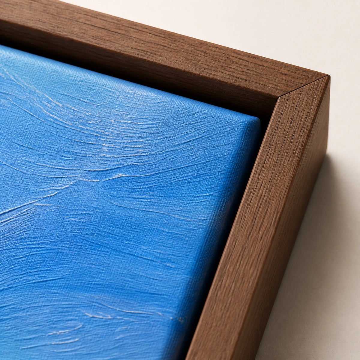Hand-Painted Artwork | Blue Hours Afloat [noon:detail:frame]