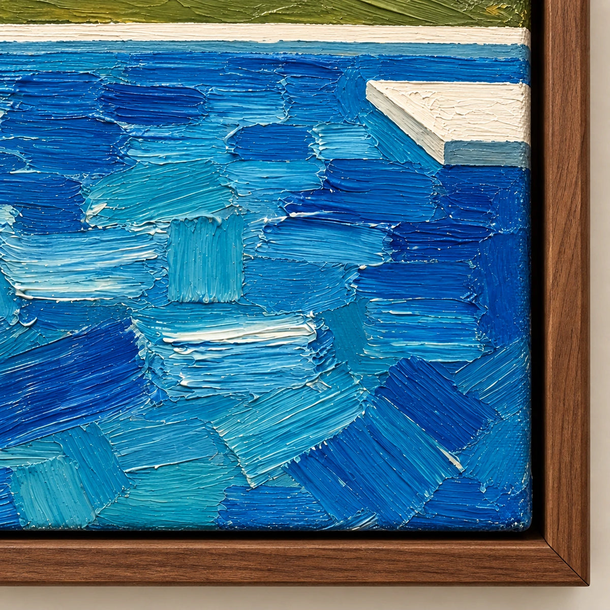 poolside dive, frame detail