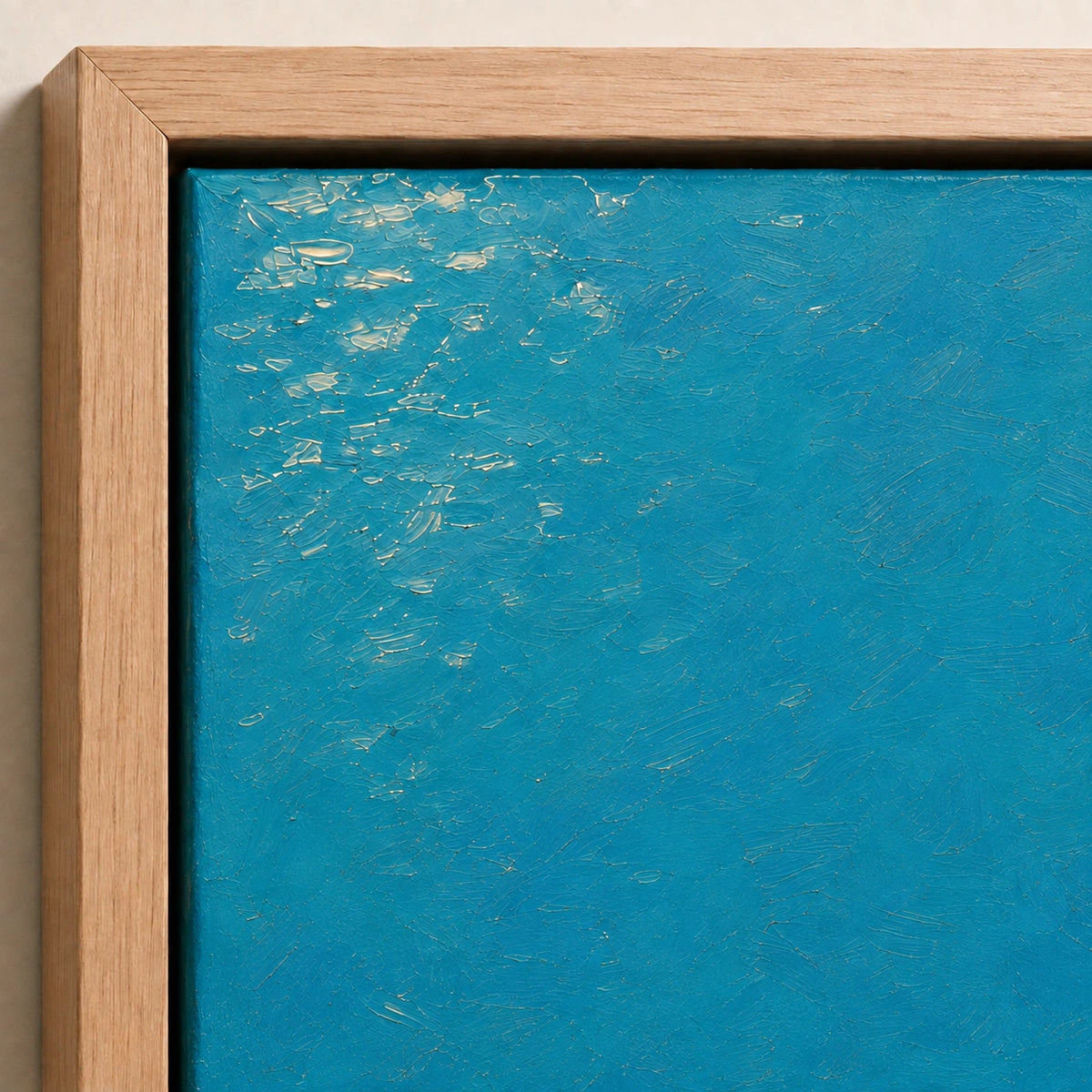 Hand-Painted Artwork | Azure Poolside [noon:detail:frame]