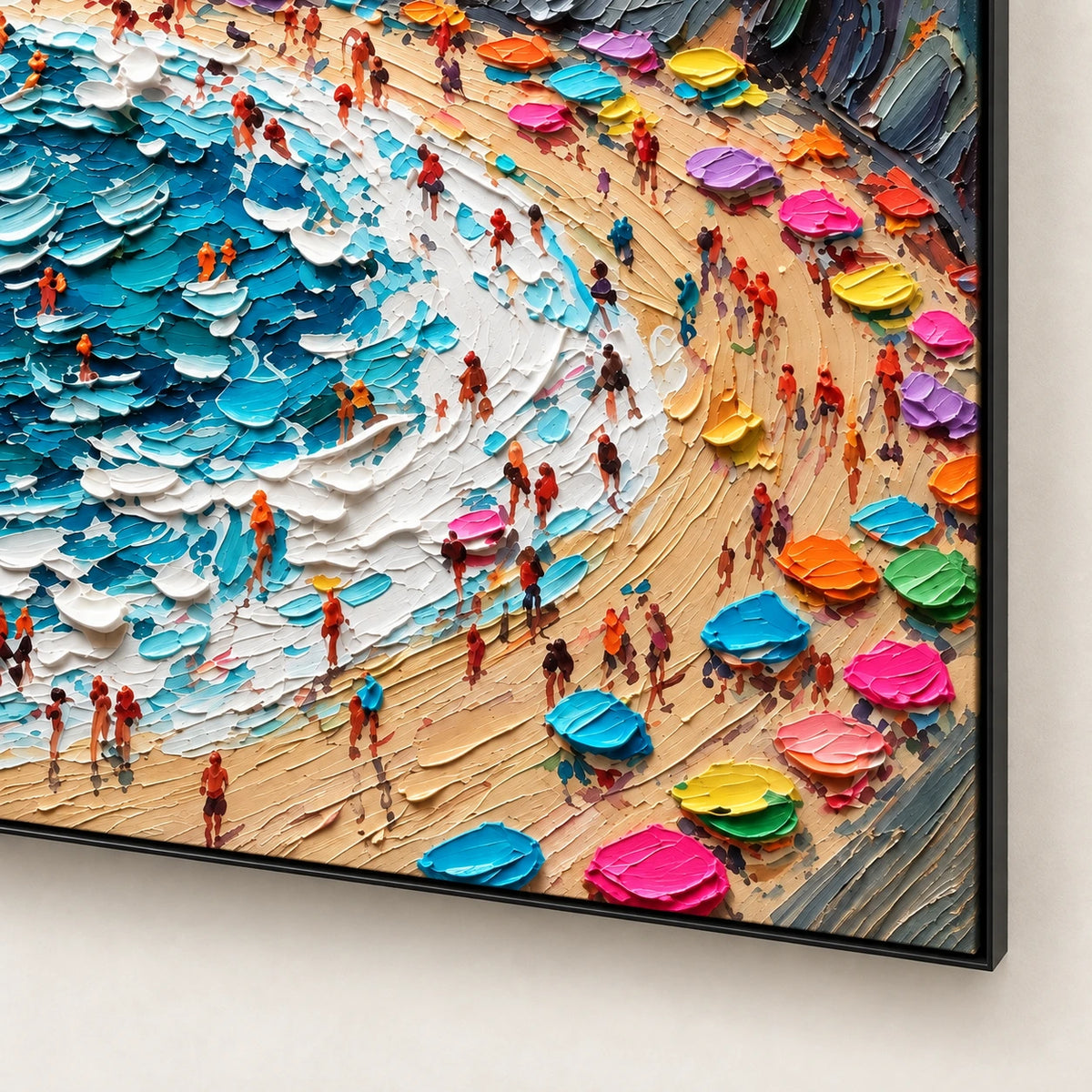 Hand-Painted Artwork | Golden Hour Coastline [noon:detail:frame]
