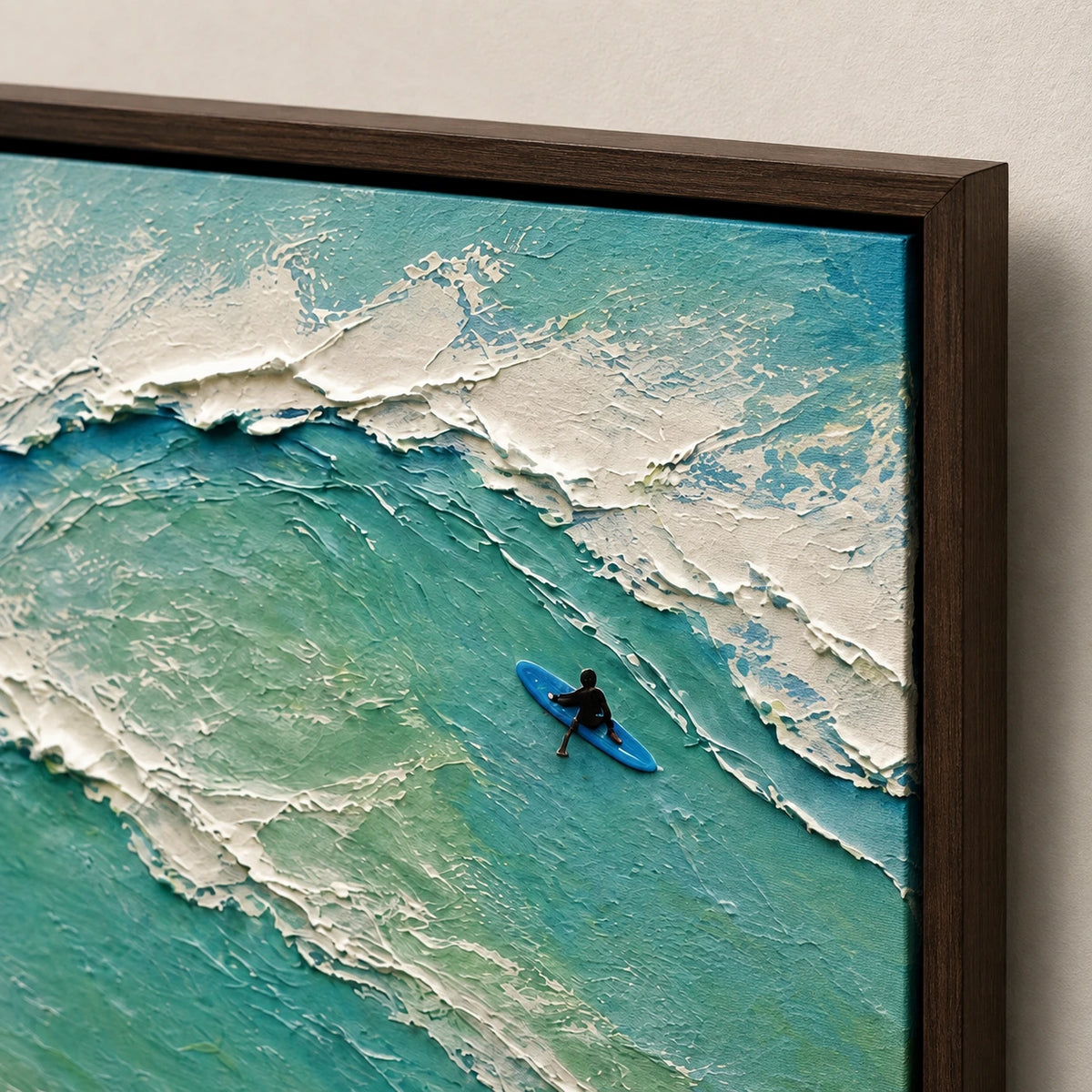 Hand-Painted Artwork | Seafoam Ru [noon:detail:frame]