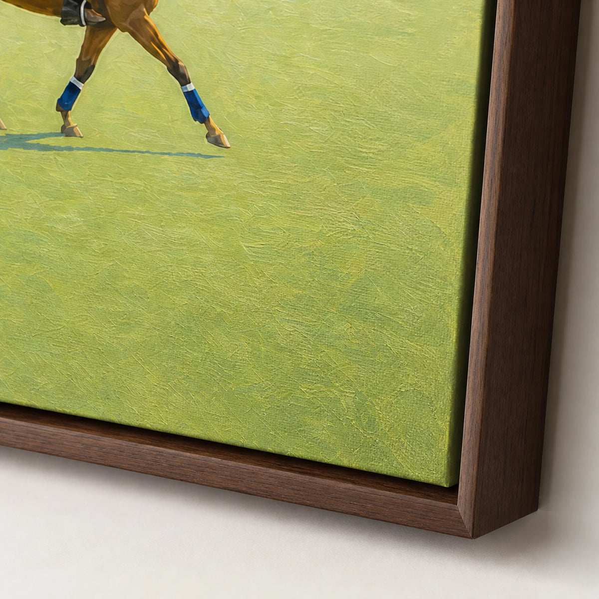 polo under open skies, frame detail