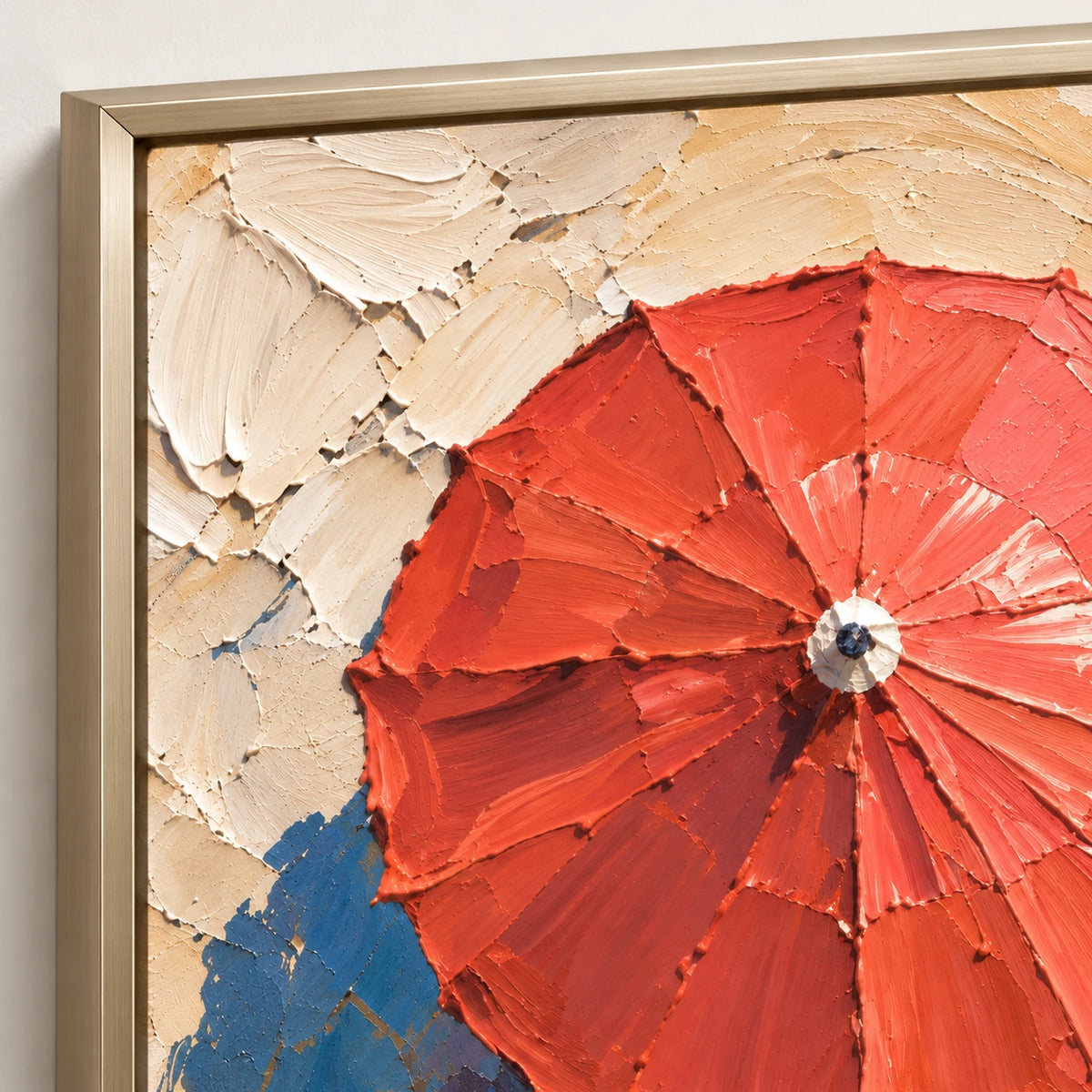 Beach Umbrellas and Breaking Waves [noon:detail:frame]