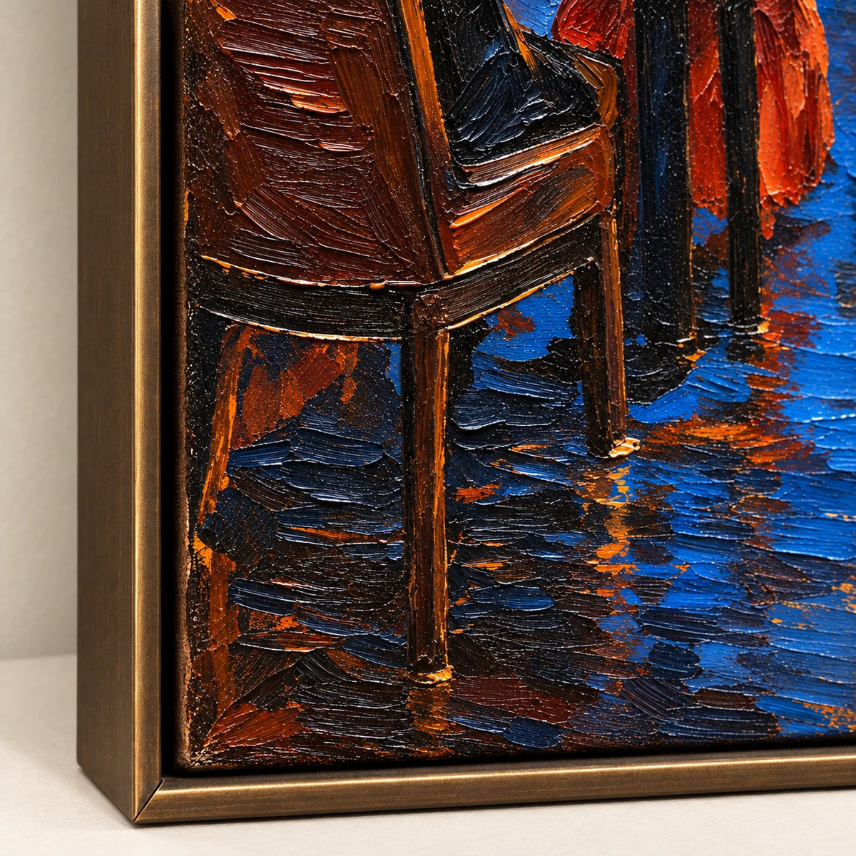 Hand-Painted Artwork | Midnight Piano Lounge [noon:detail:frame]