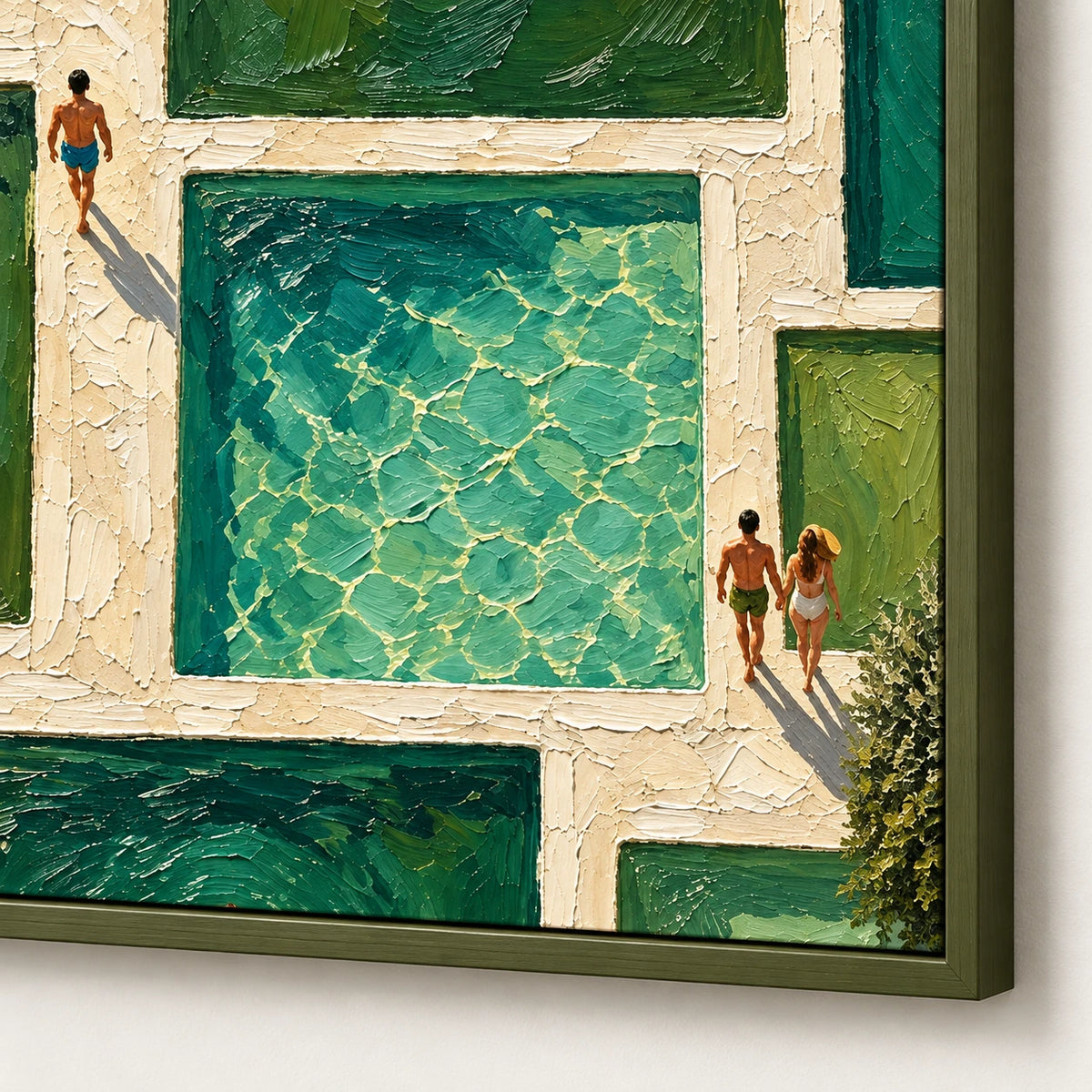 poolside rhythms, frame detail