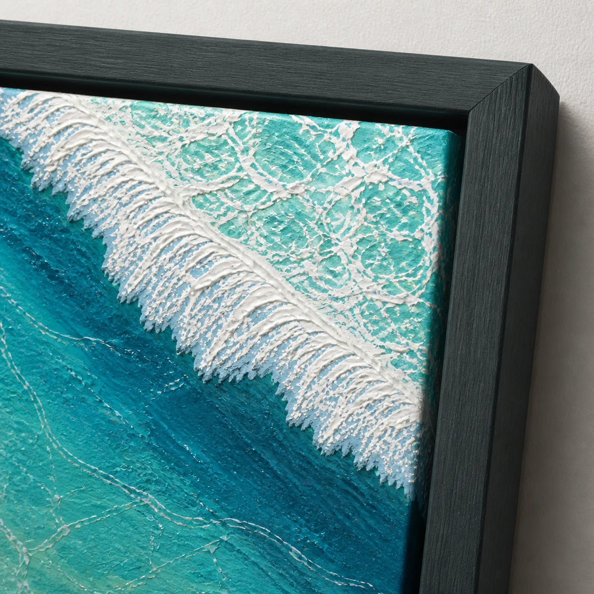into the break, frame detail