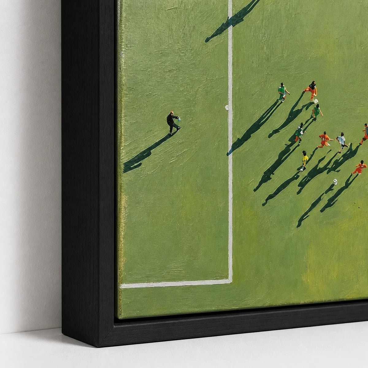 Hand-Painted Artwork | Long Shadows, Open Play [noon:detail:frame]