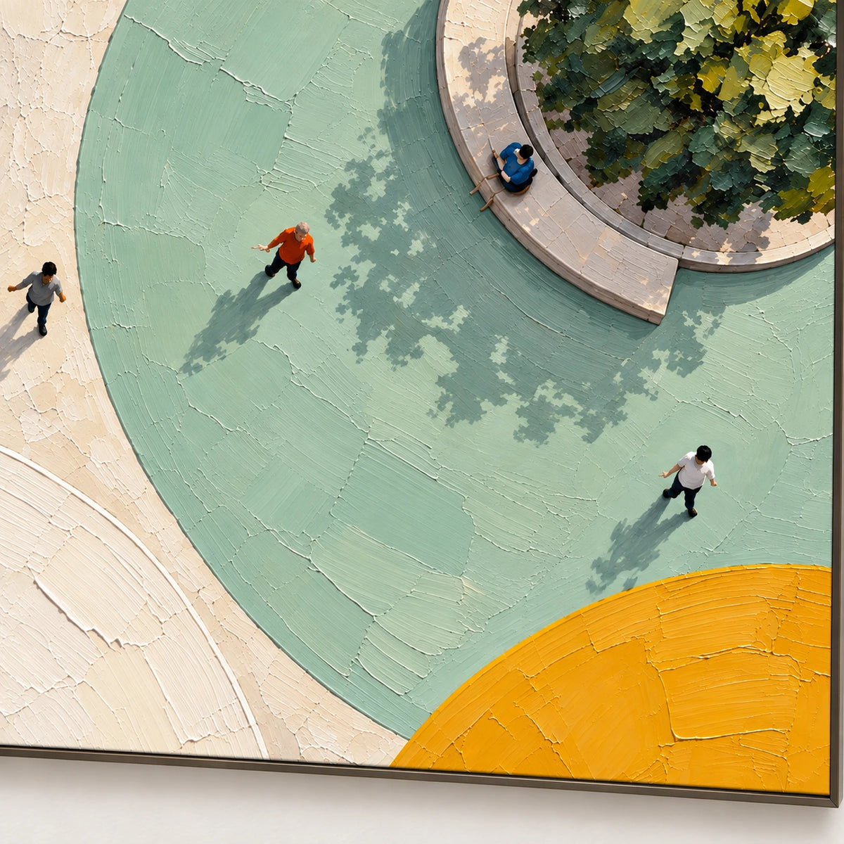 walking through color, frame detail