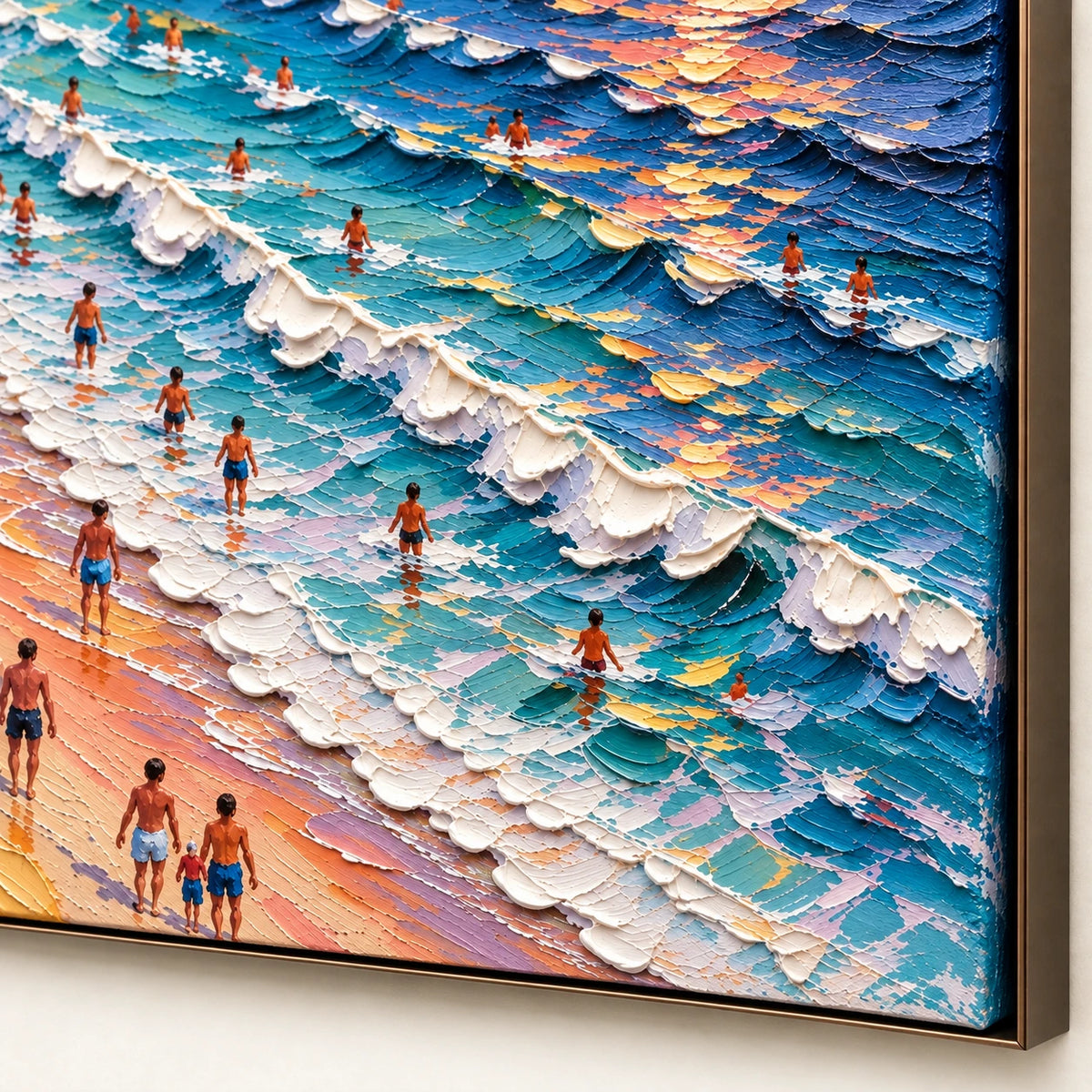 sunset coast in motion, frame detail