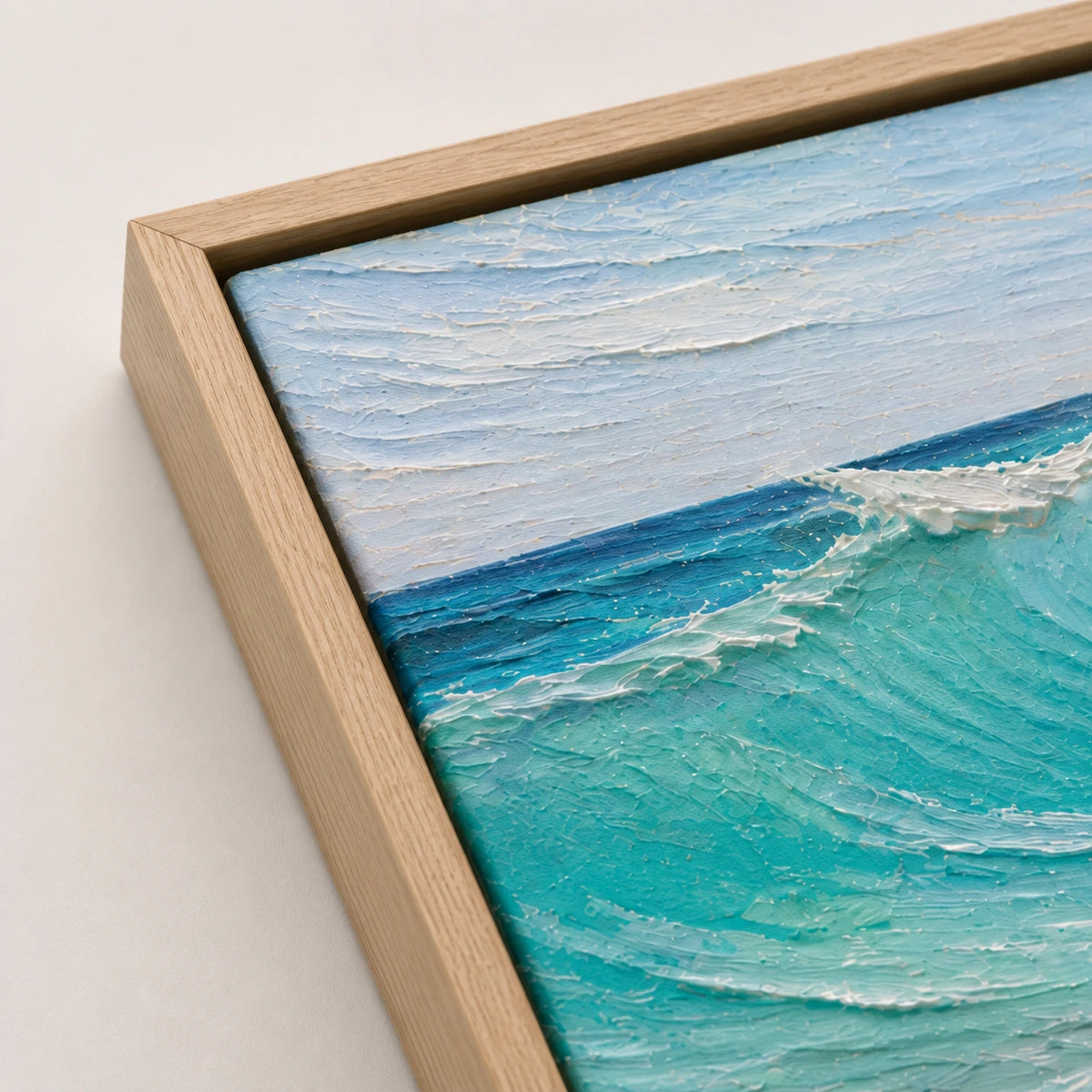 shorebreak in turquoise, frame detail