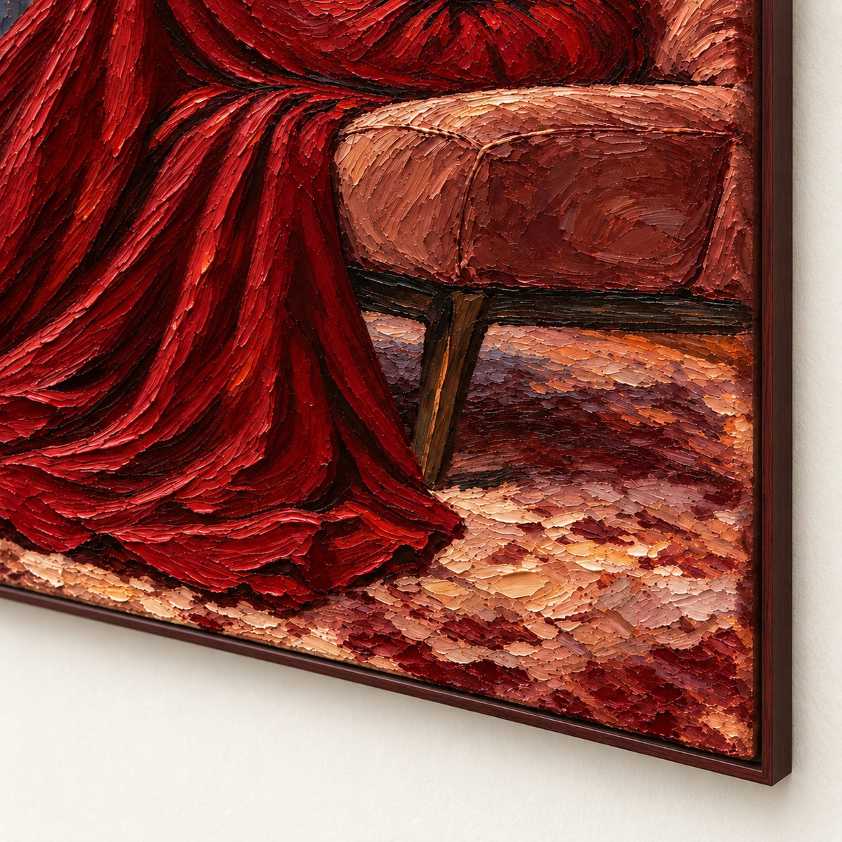 midnight wine by the window, frame detail