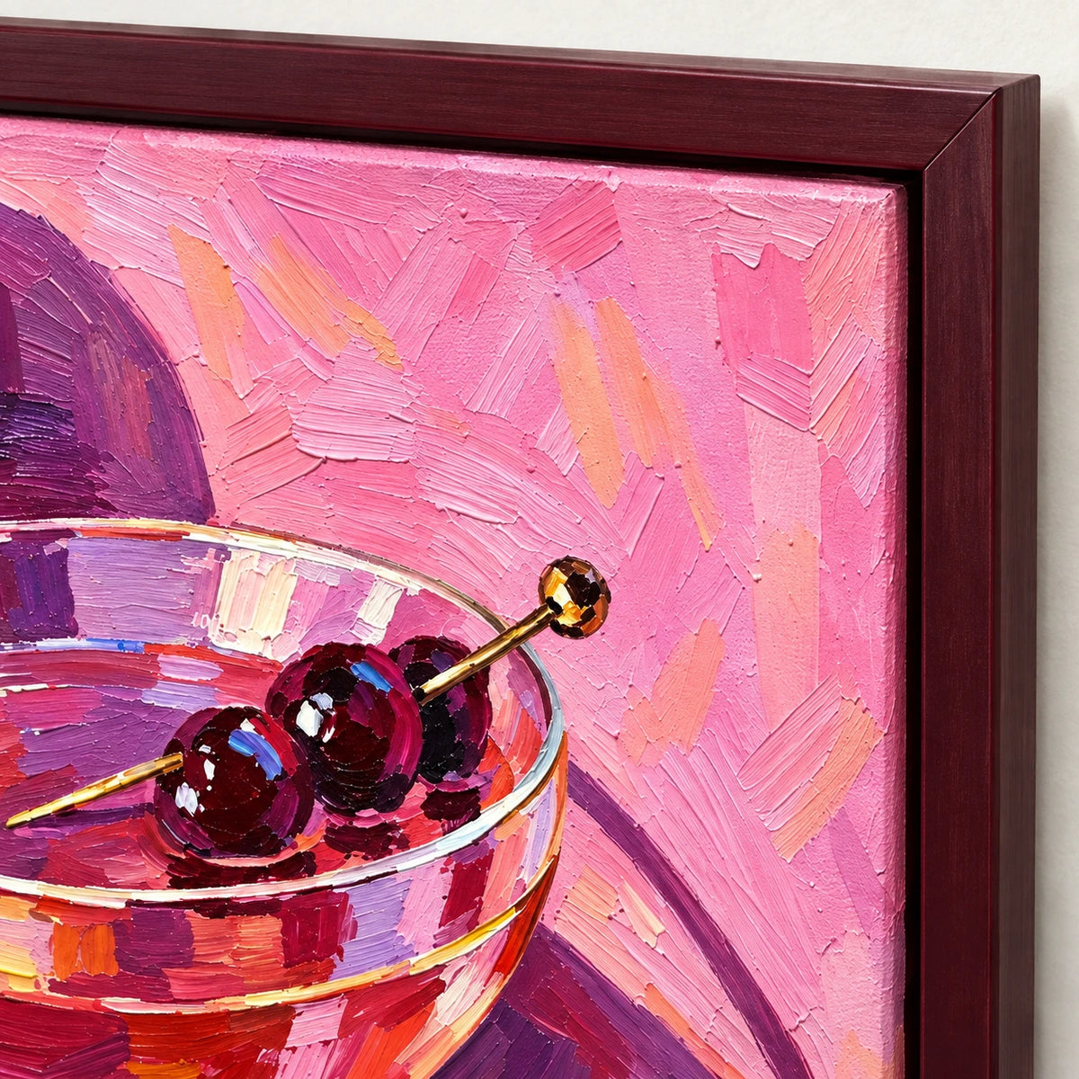 pink cocktail house, frame detail