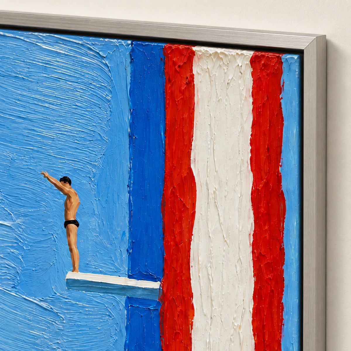 blue dive, frame detail